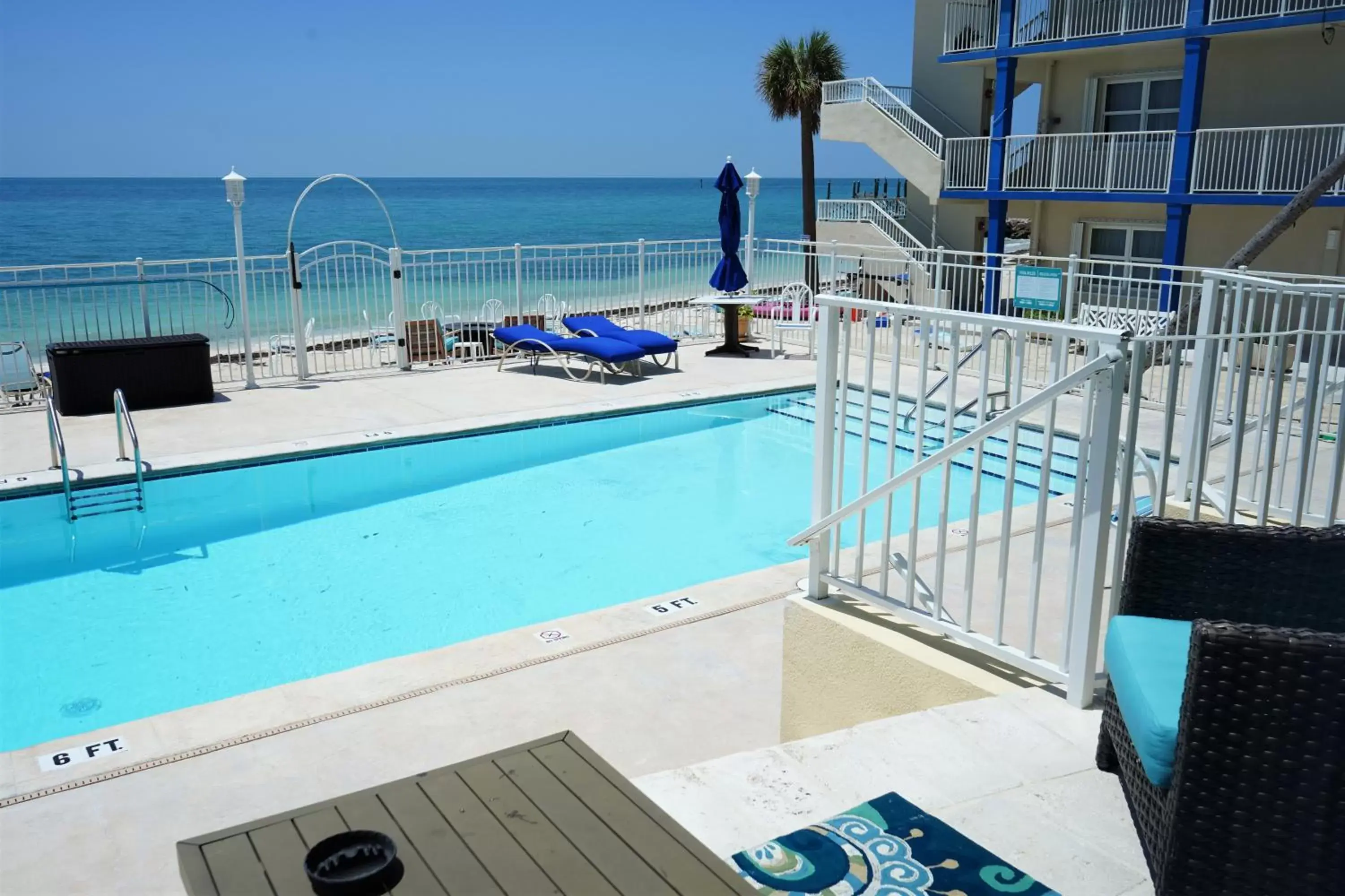 Patio, Pool View in Glunz Ocean Beach Hotel and Resort