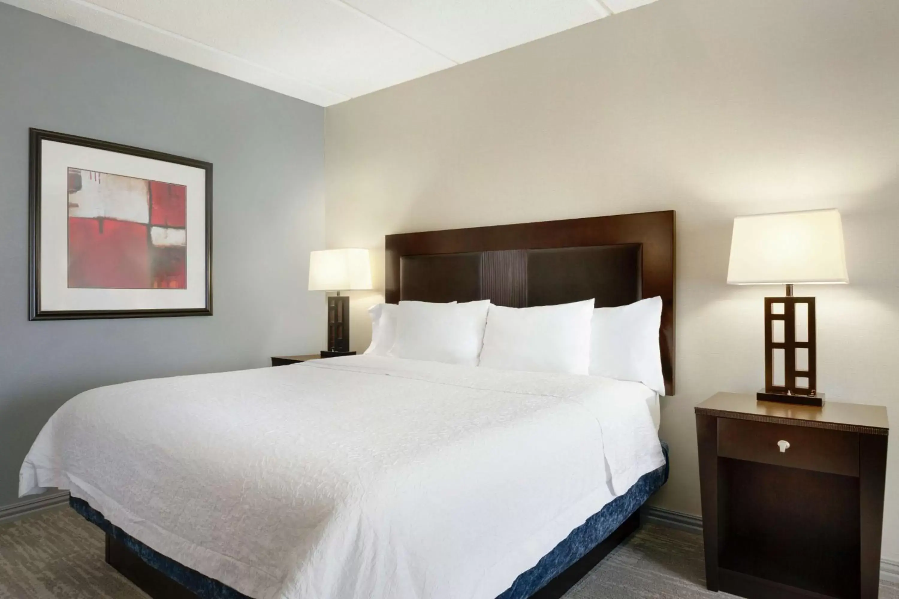 Bed in Hampton Inn and Suites Houston Clear Lake NASA Bed in Hampton Inn and Suites Houston Clear Lake NASA