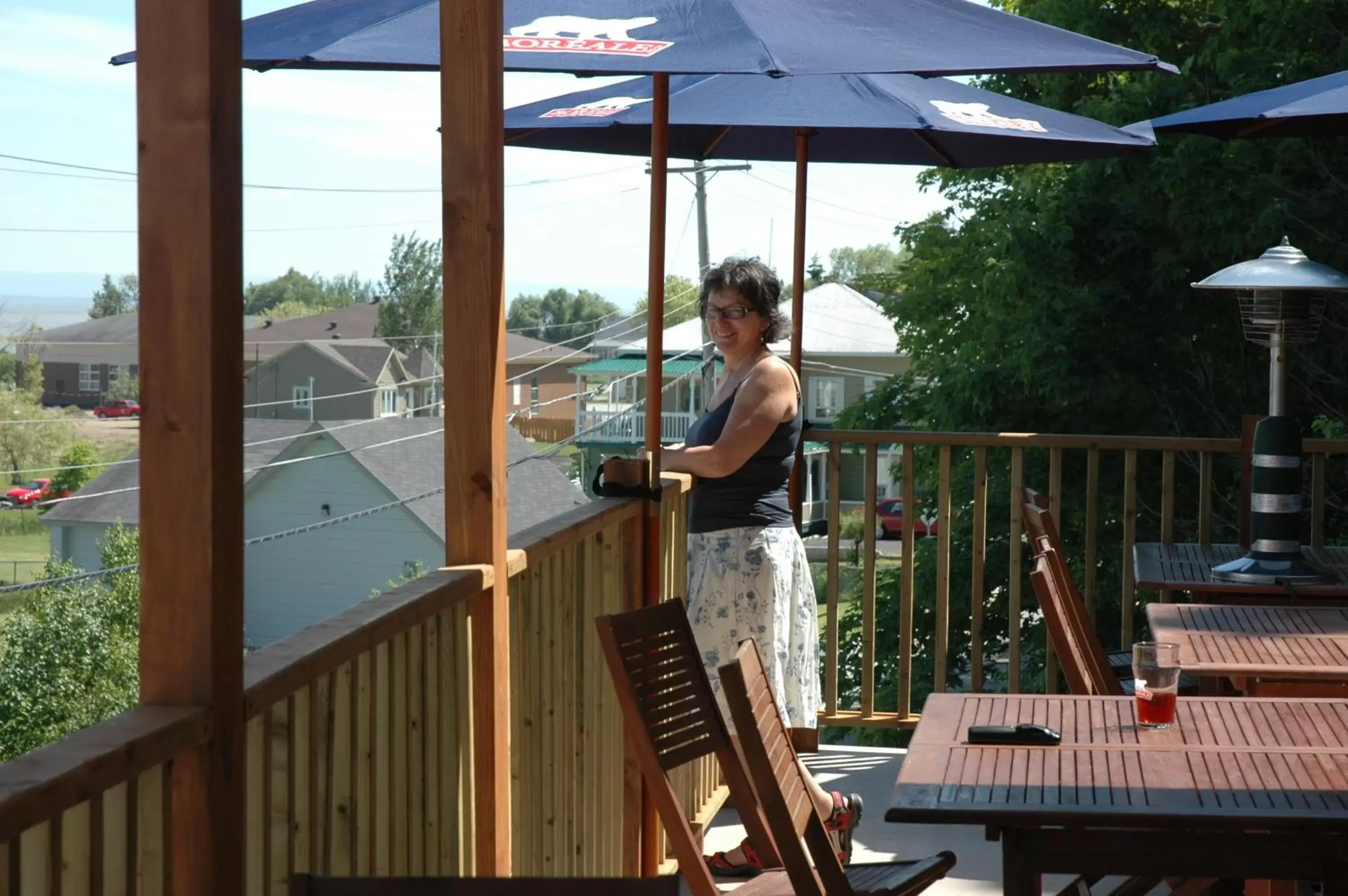 Balcony/Terrace in Auberge Le Four à Pain