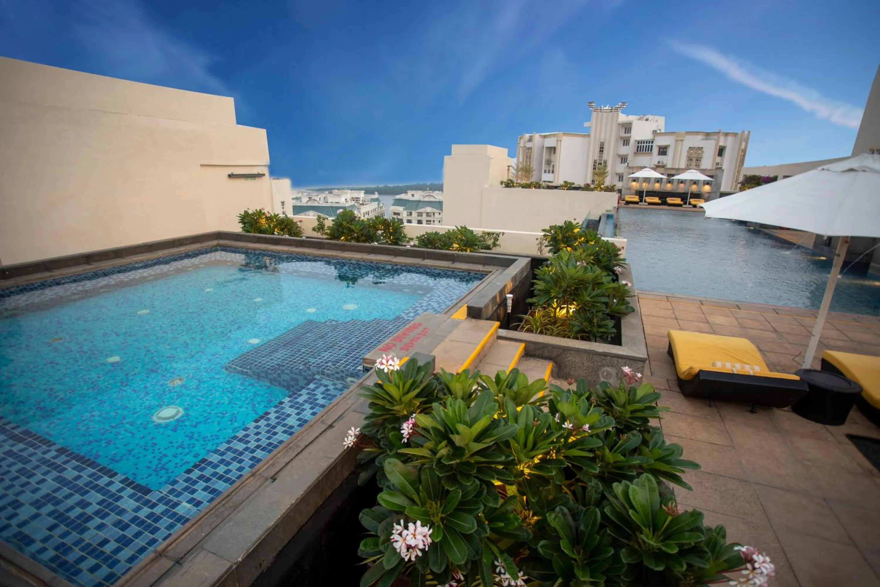 Swimming pool in Somerset Greenways Chennai