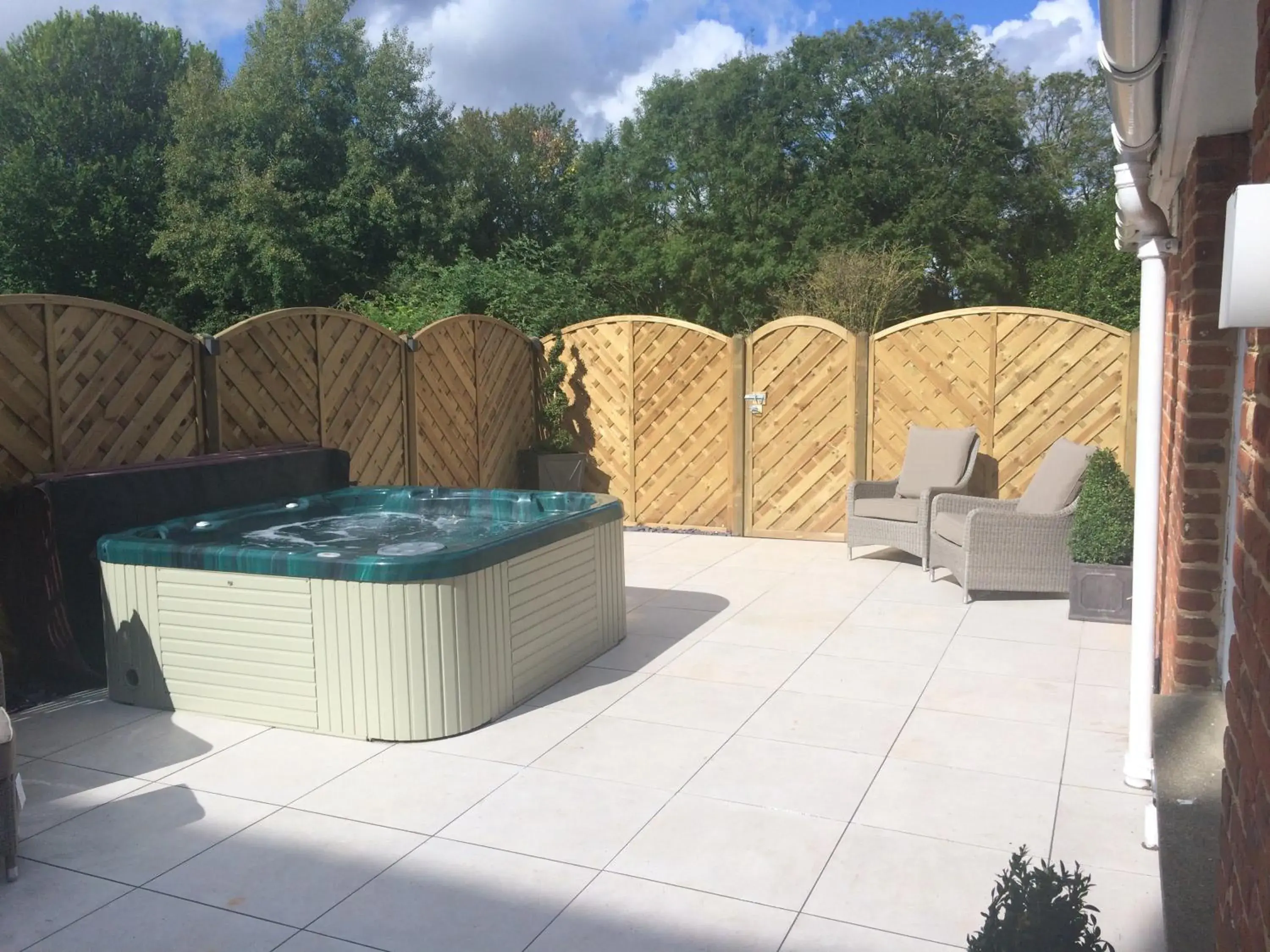 Hot Tub in Hintlesham Hall Hotel