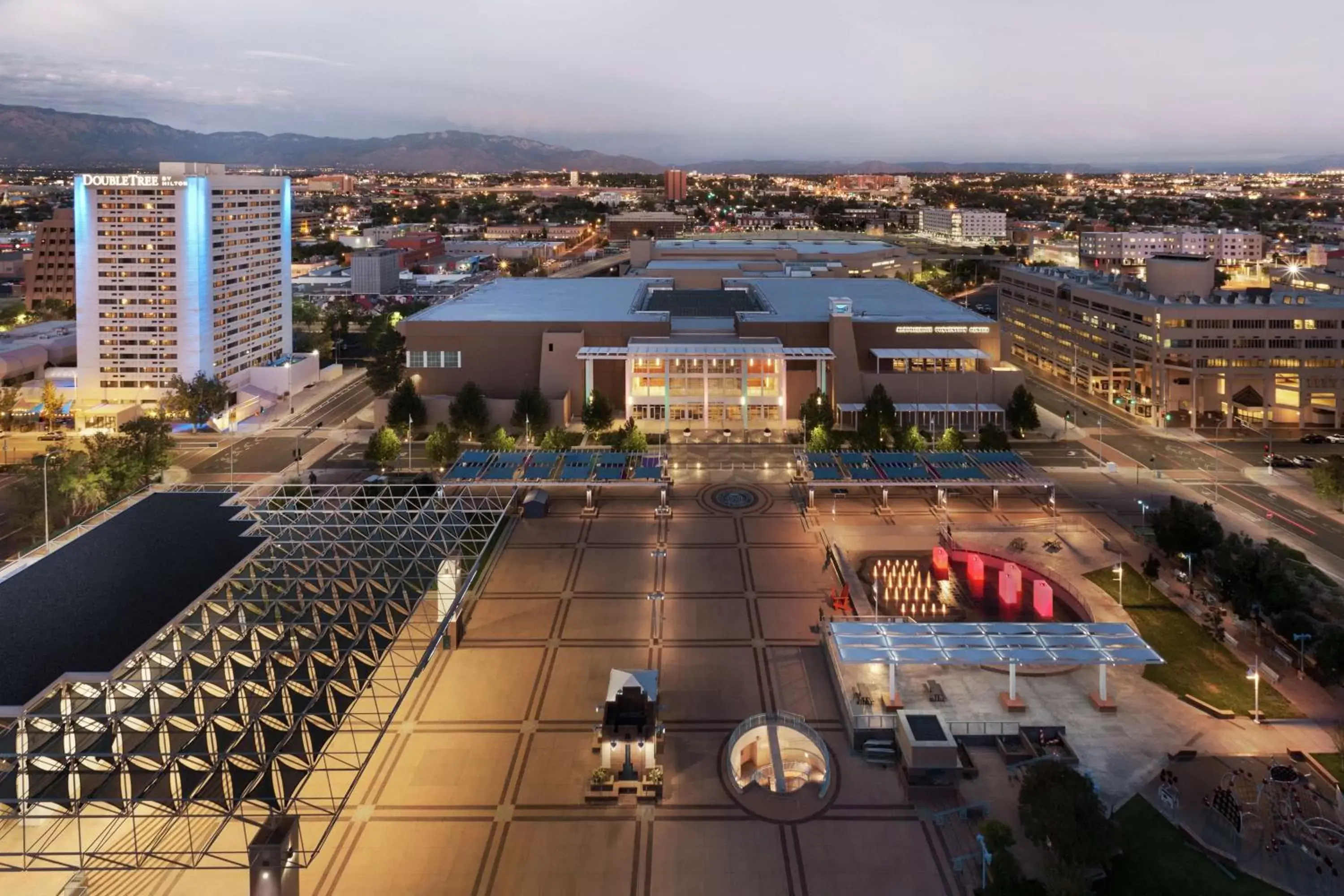 Property building, Bird's-eye View in DoubleTree by Hilton Hotel Albuquerque