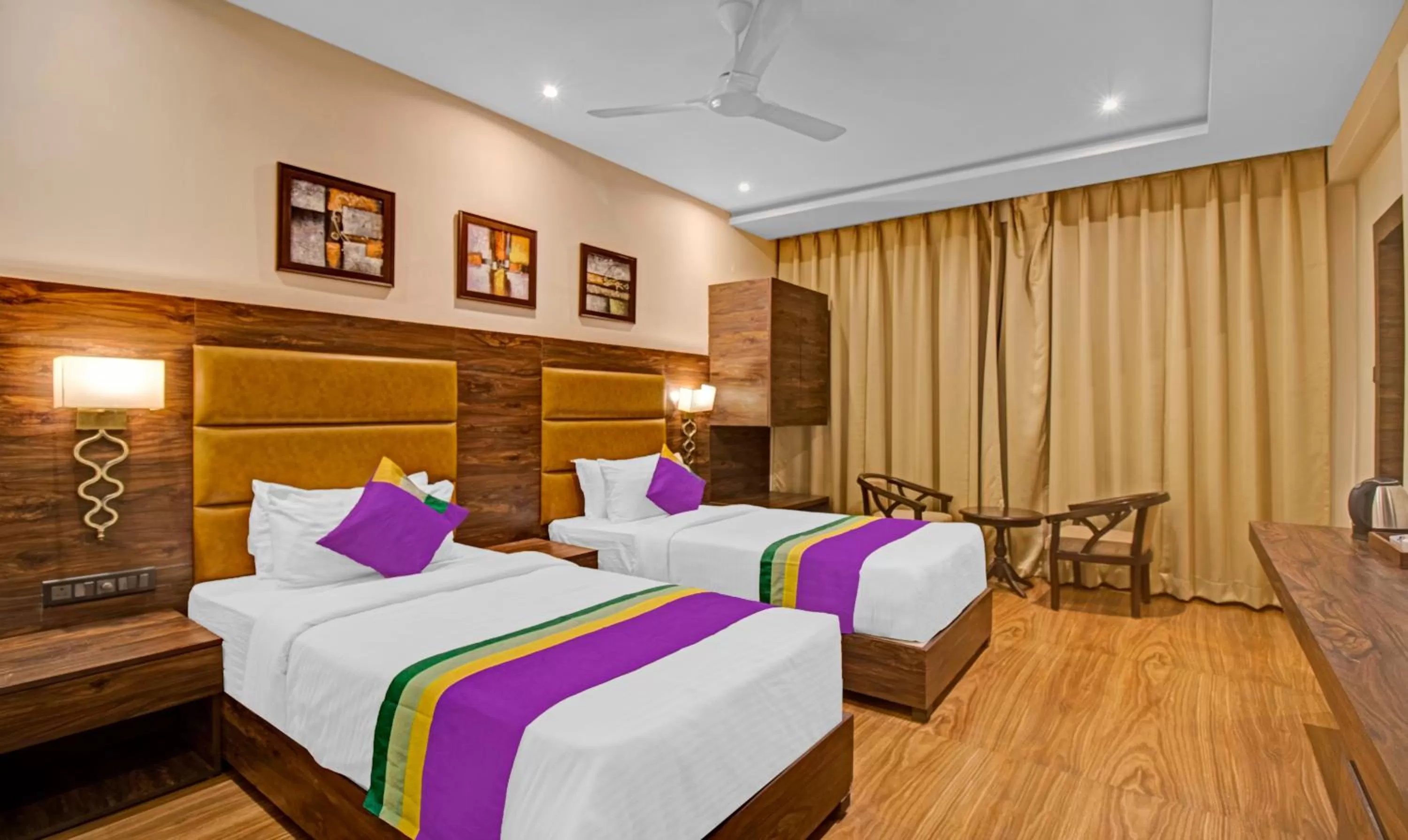 Bedroom, Bed in Treebo Premium Median Inn