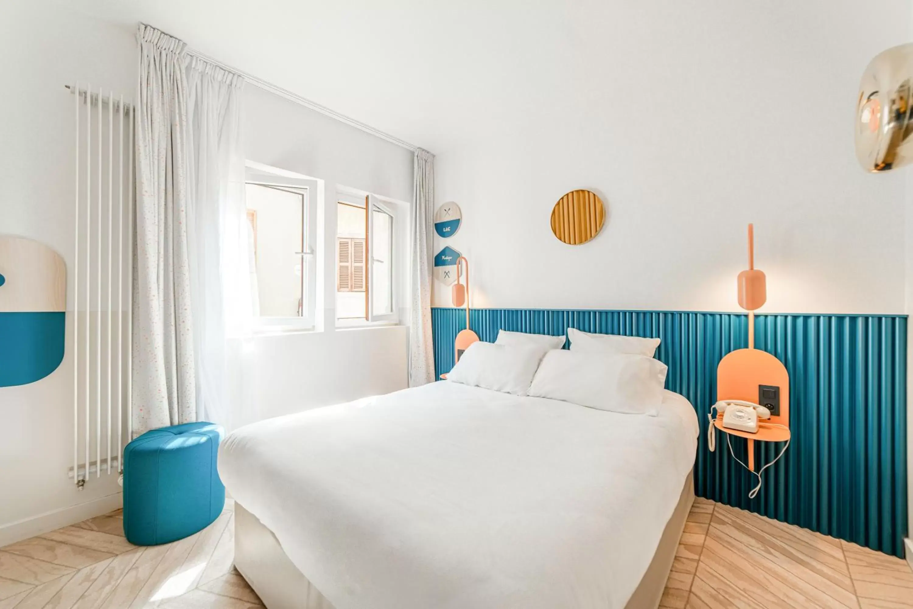 Bed in Hôtel du Palais de l'Isle Bed in Hôtel du Palais de l'Isle