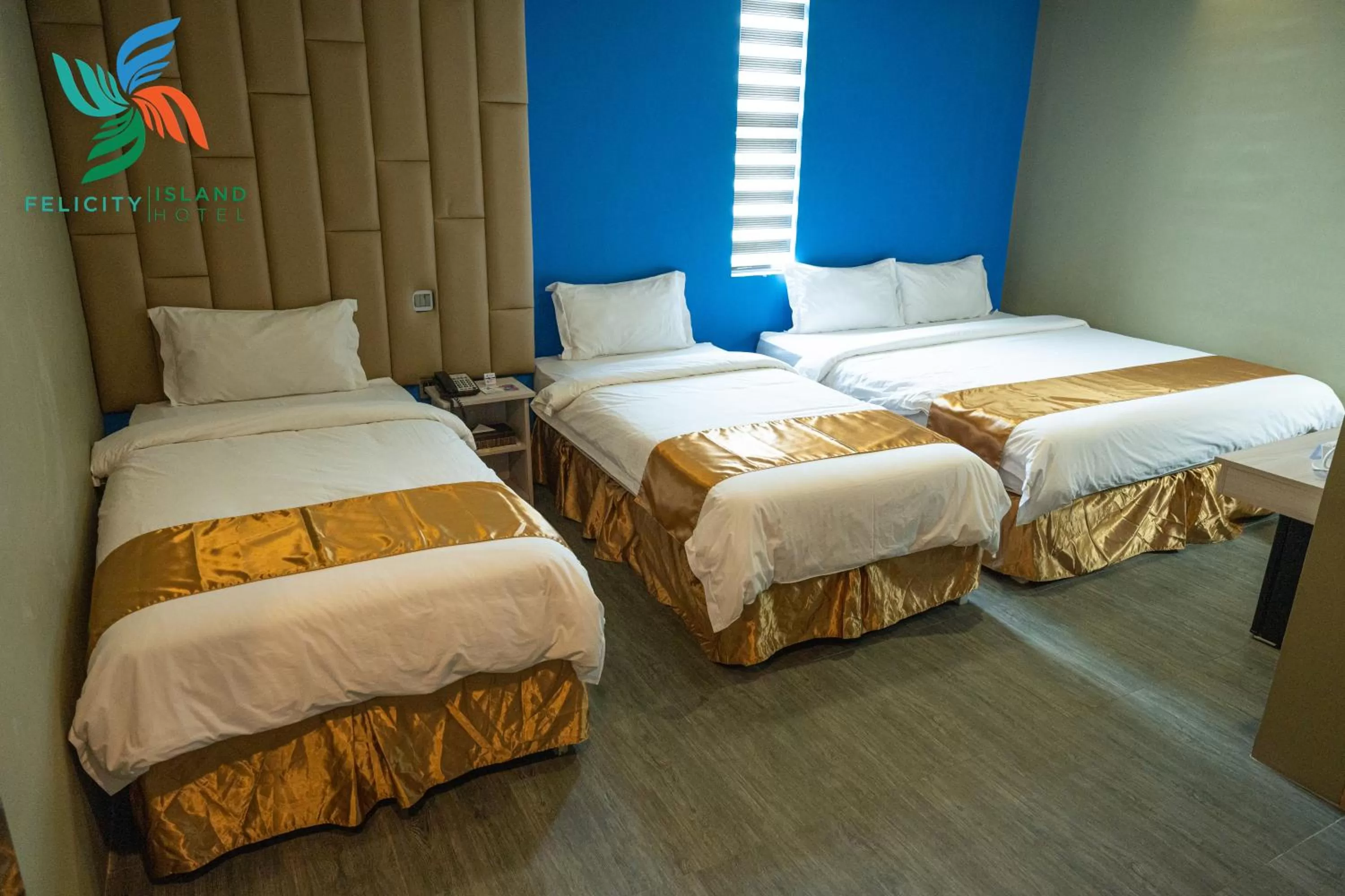 Bedroom, Bed in Felicity Island Hotel