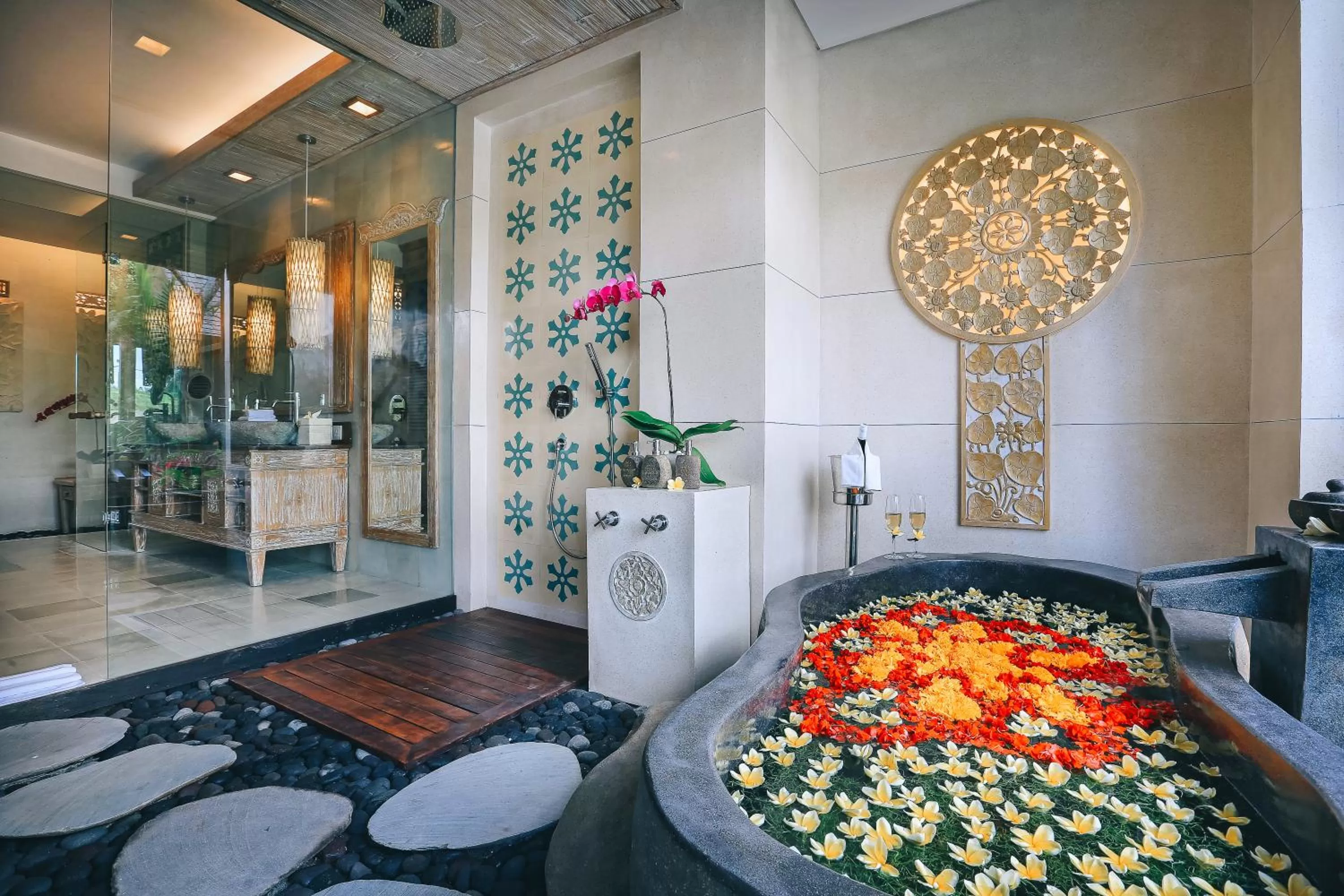 Bathroom in Kuwarasan A Pramana Experience