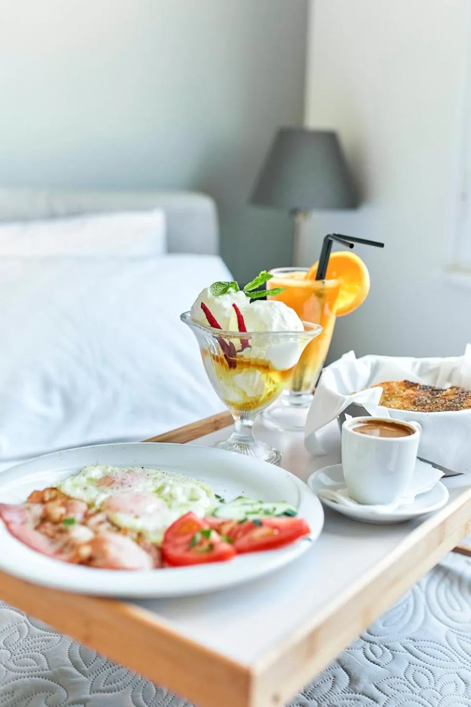 Breakfast, Bed in The Athens Version Luxury Suites