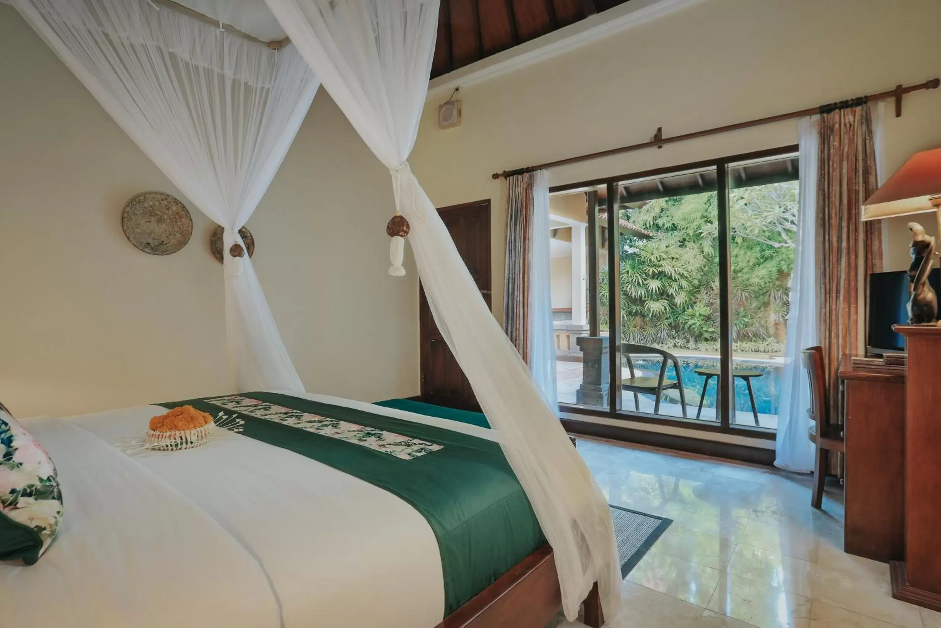 View (from property/room), Bed in Parigata Villas Resort