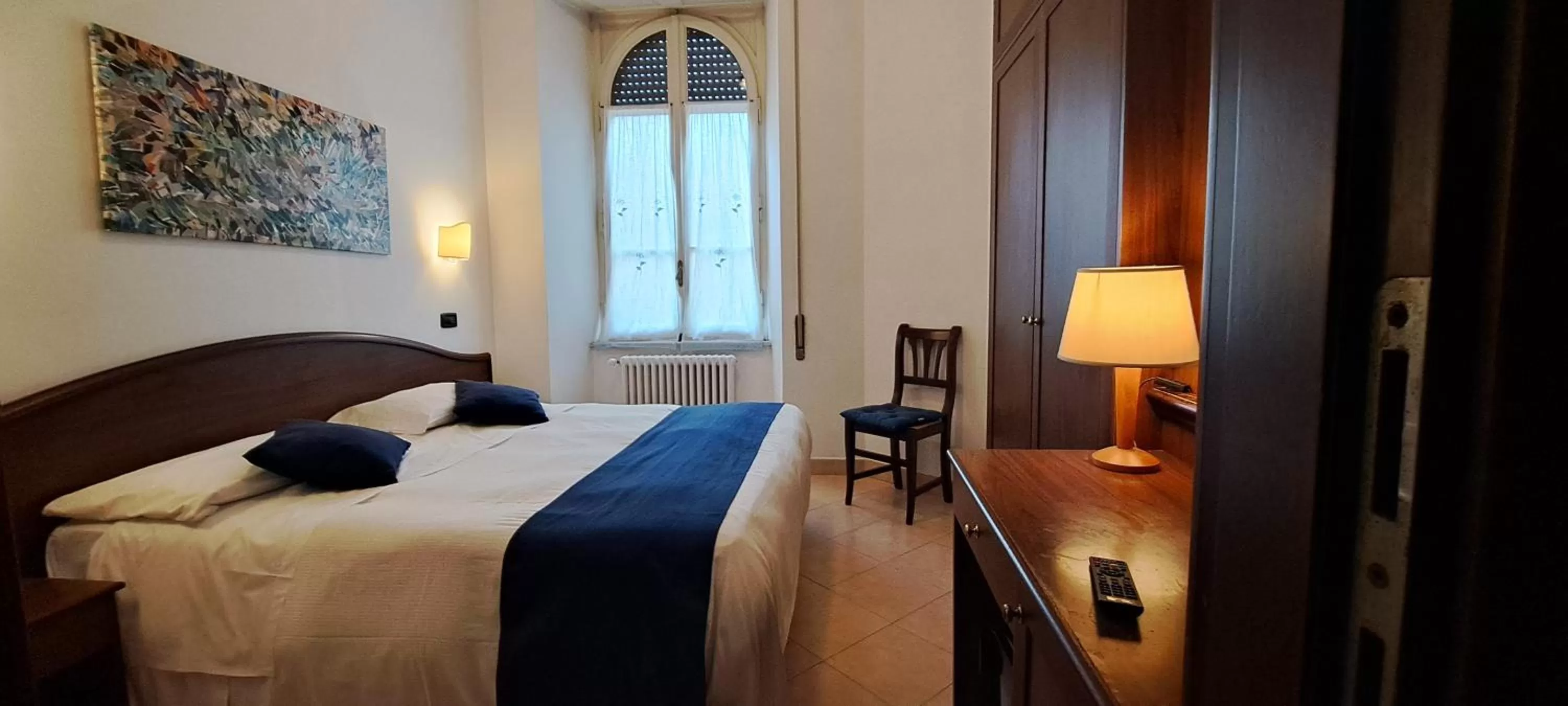 Bed in Hotel Bonazzi