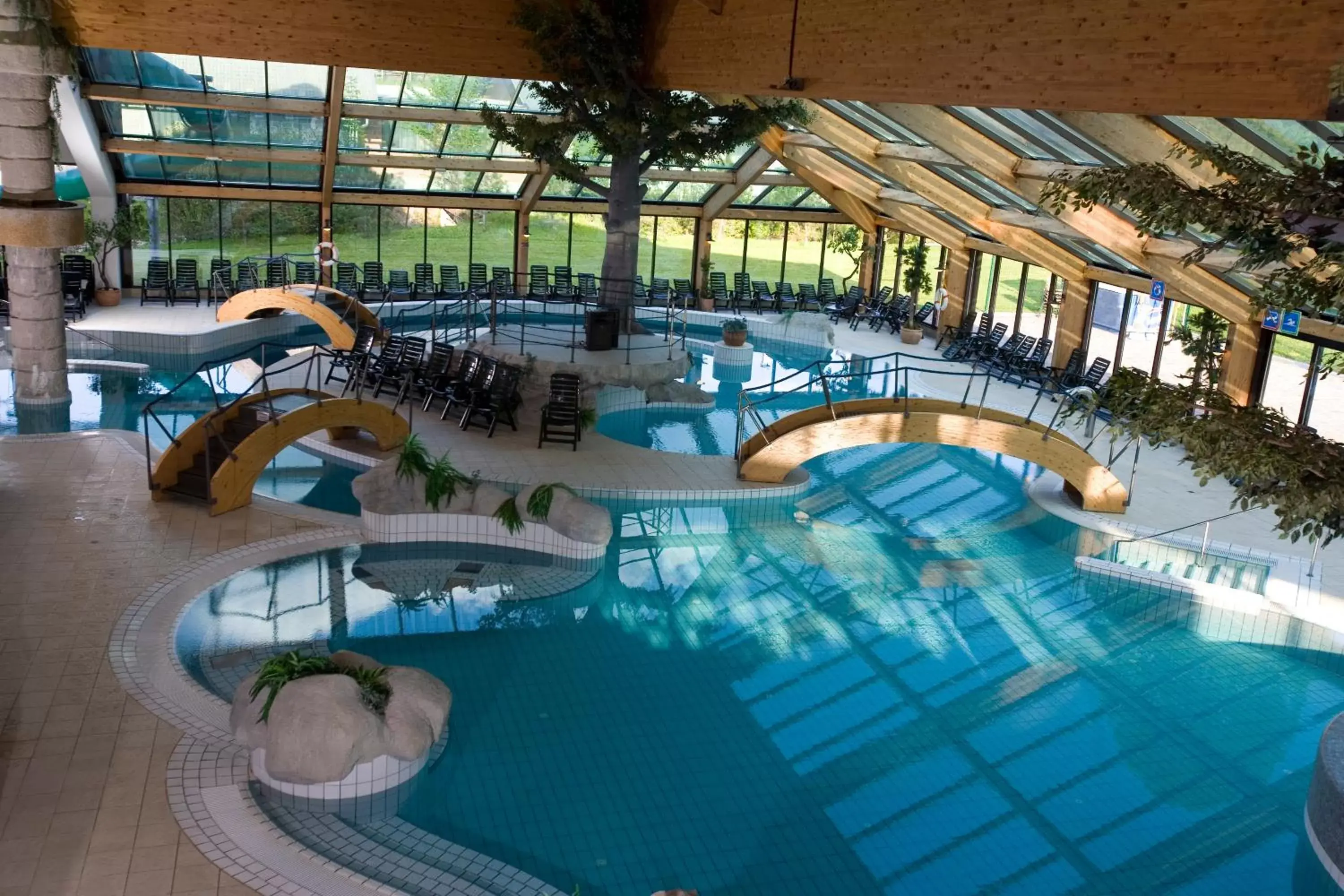 Swimming pool, Pool View in Bohinj Eco Hotel