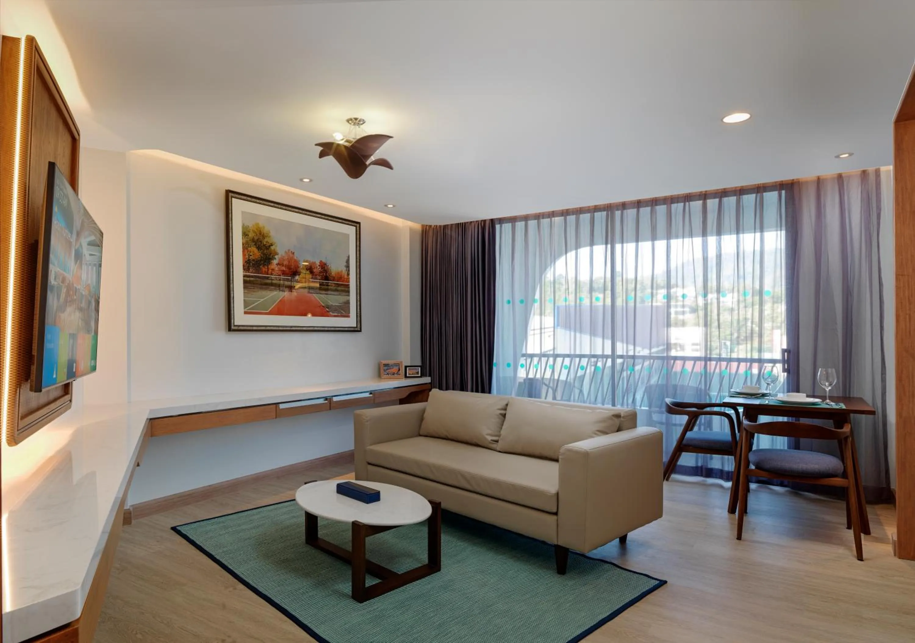 Living room in The Oceanic Sportel Phuket - SHA Extra Plus