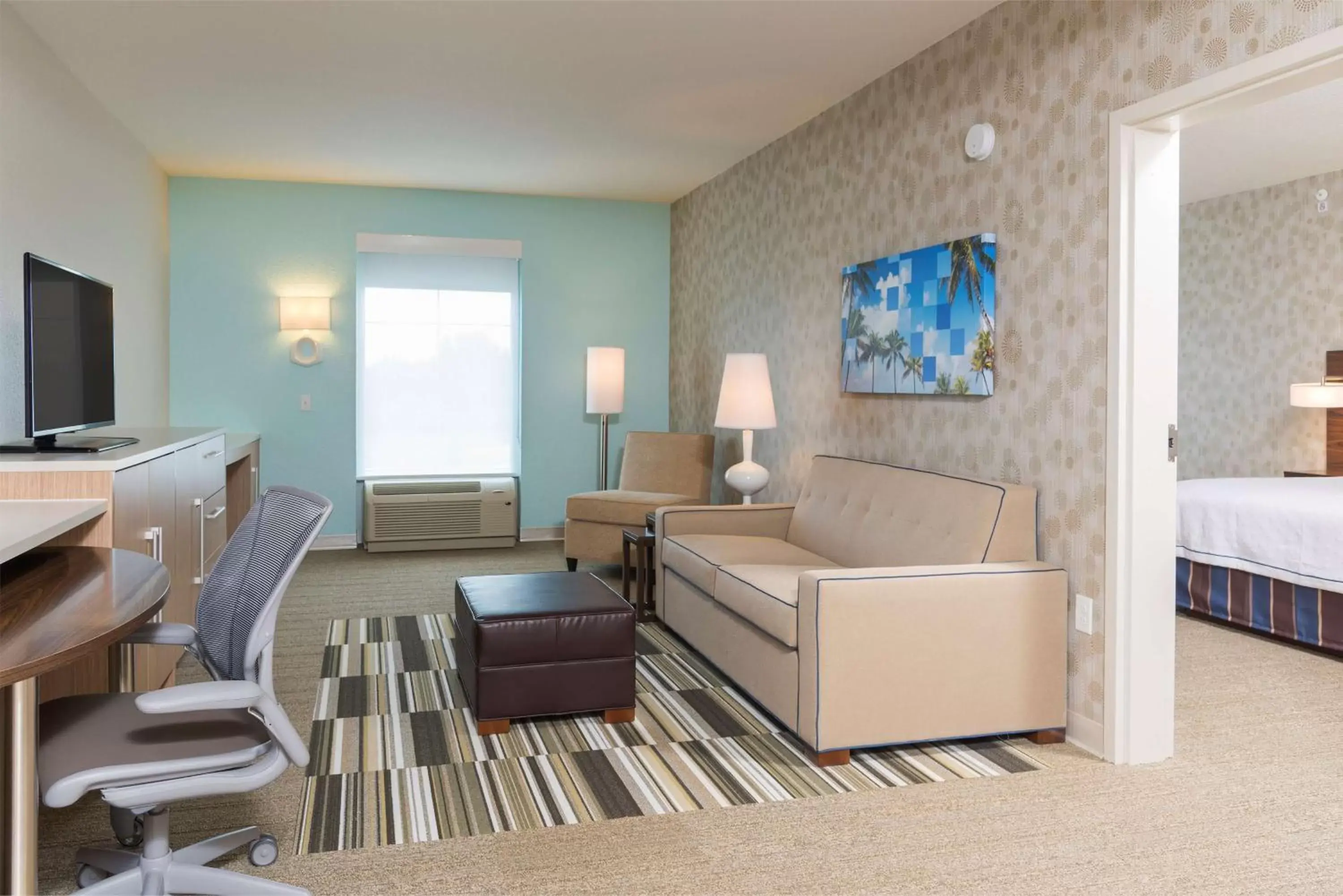 Bedroom, Seating Area in Home2 Suites By Hilton Nokomis