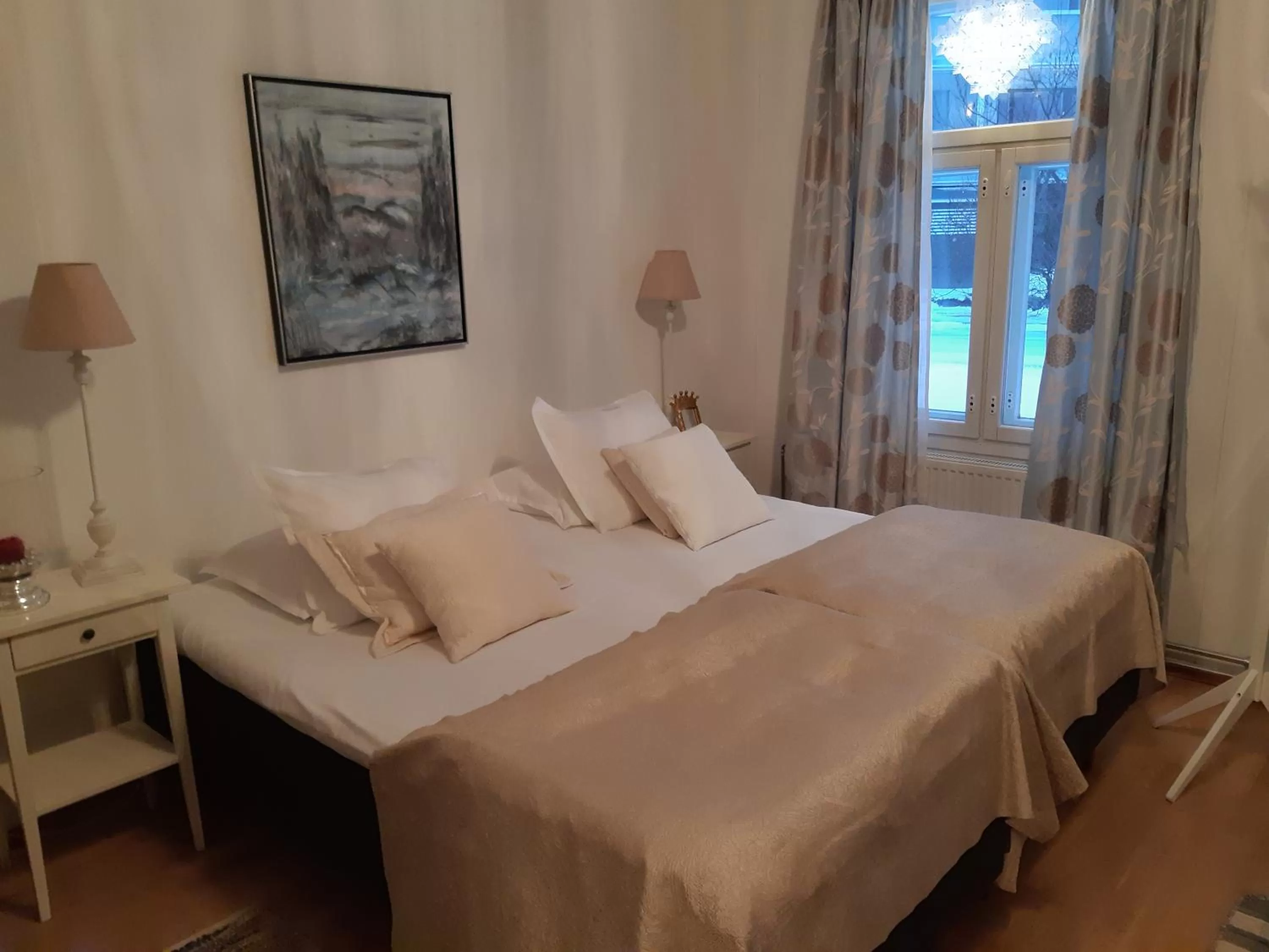 Bed in Lossiranta Lodge