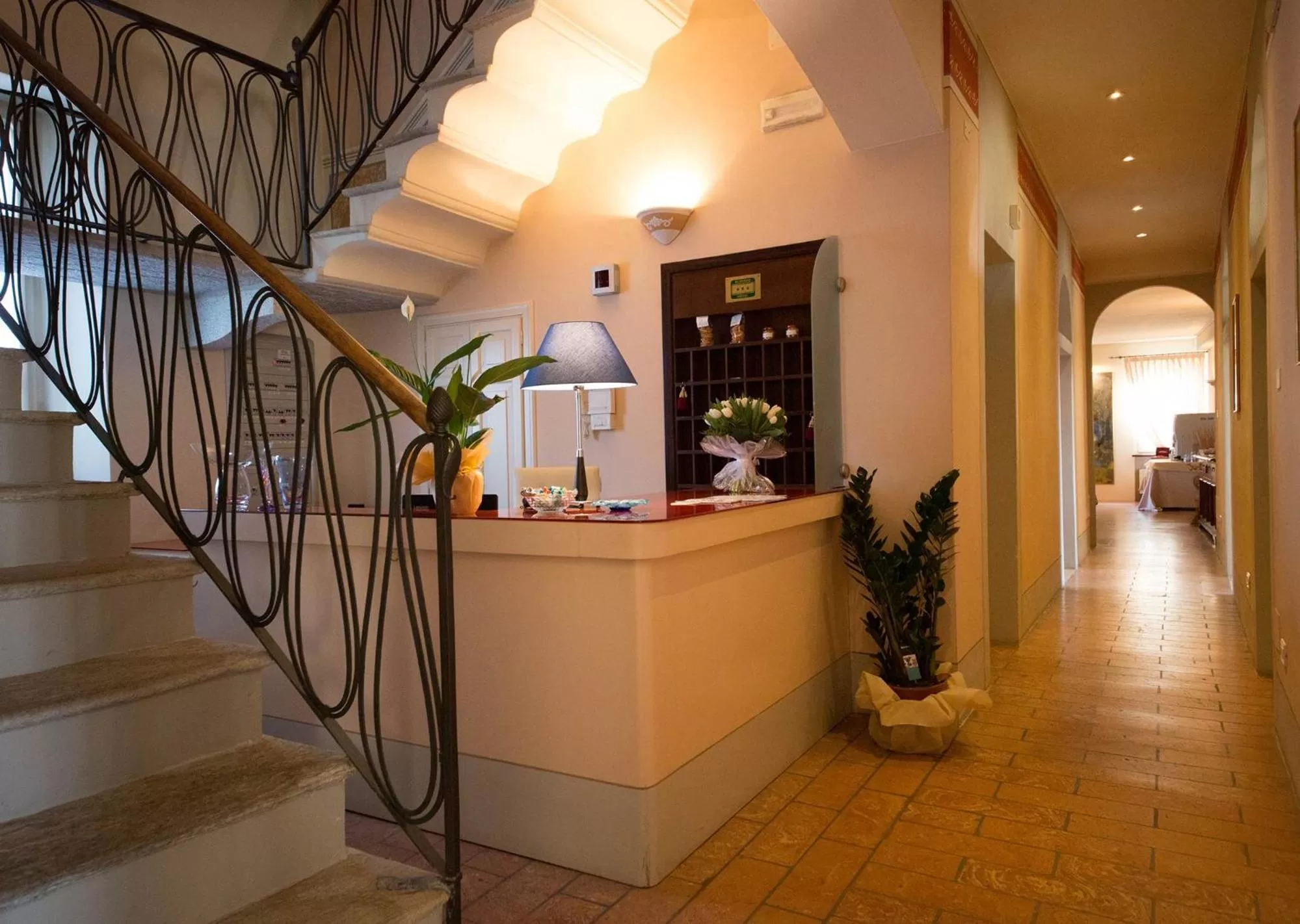 Seating area in Locanda Ca’ Rossa