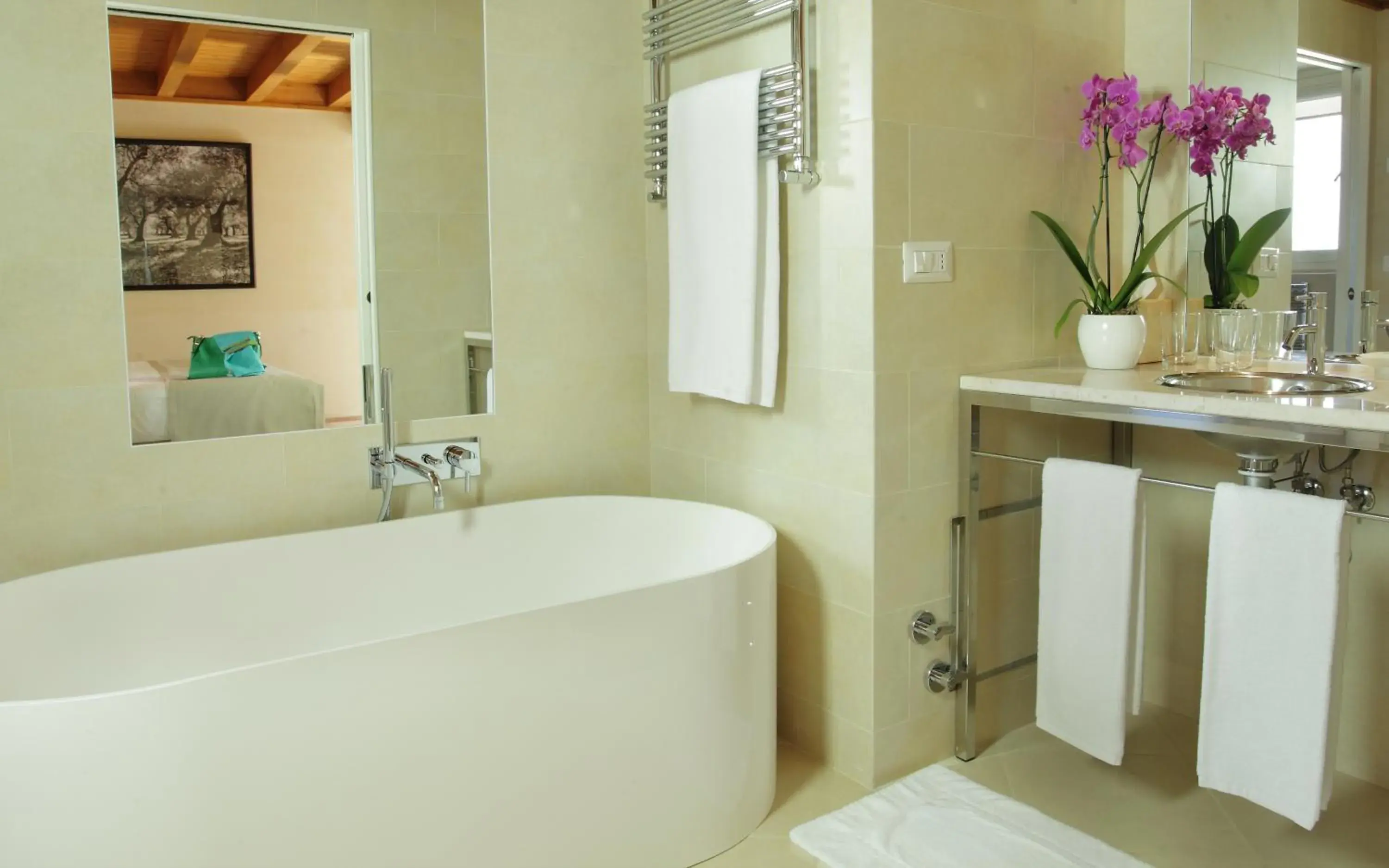 Shower, Bathroom in La Fiermontina - luxury home hotel