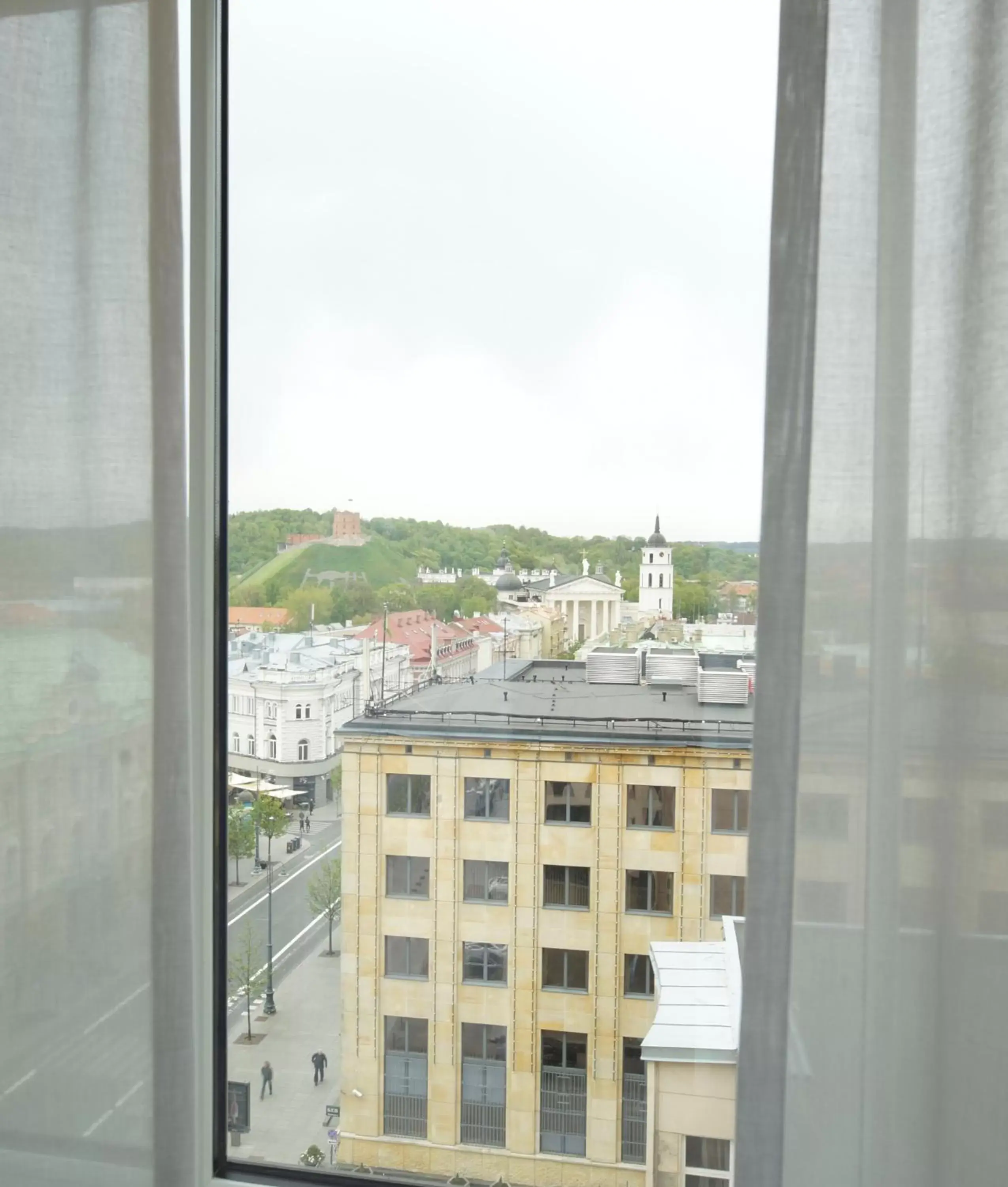 City view in Novotel Vilnius Centre