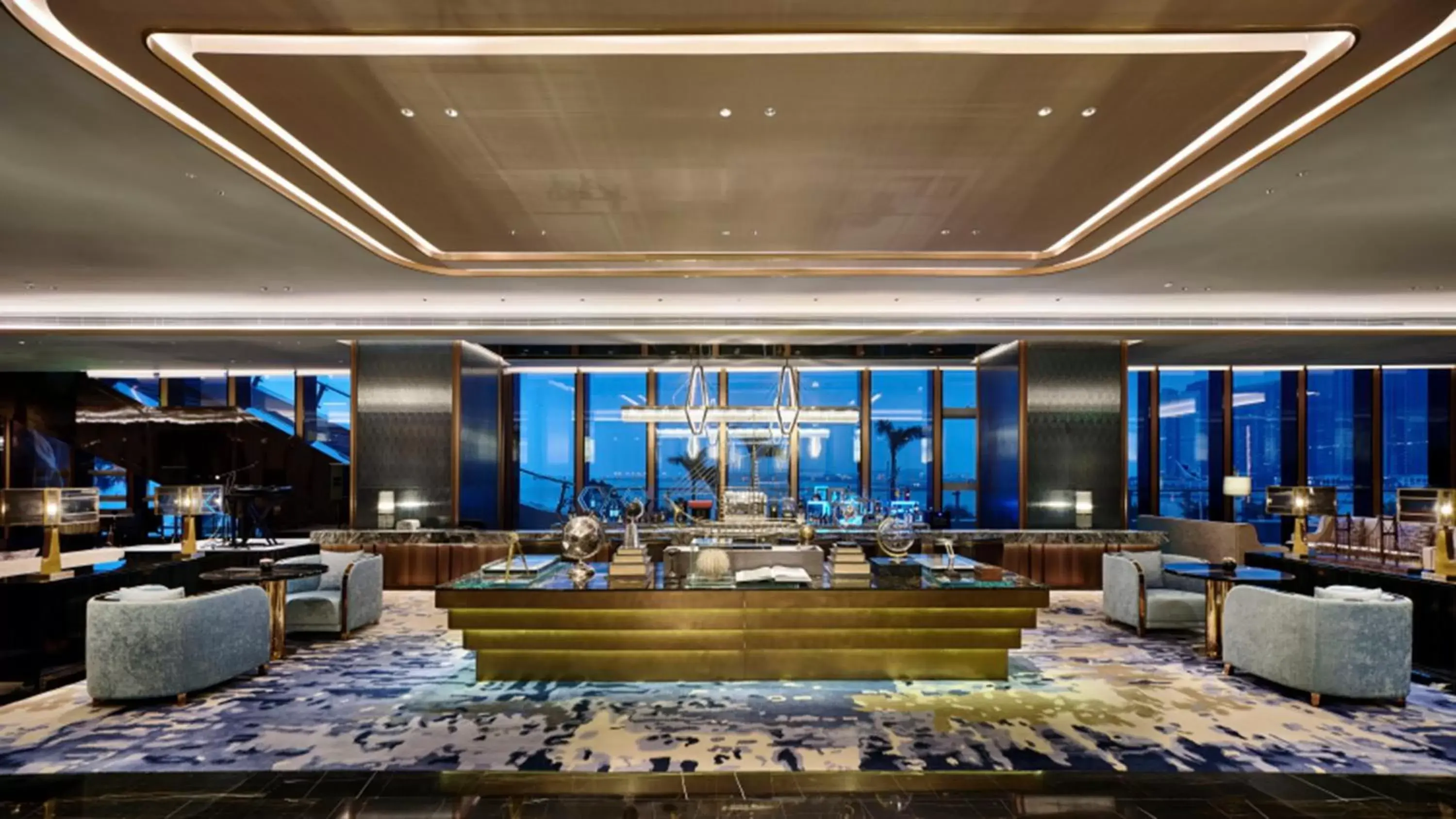 Lounge or bar, Restaurant/Places to Eat in InterContinental Zhuhai, an IHG Hotel