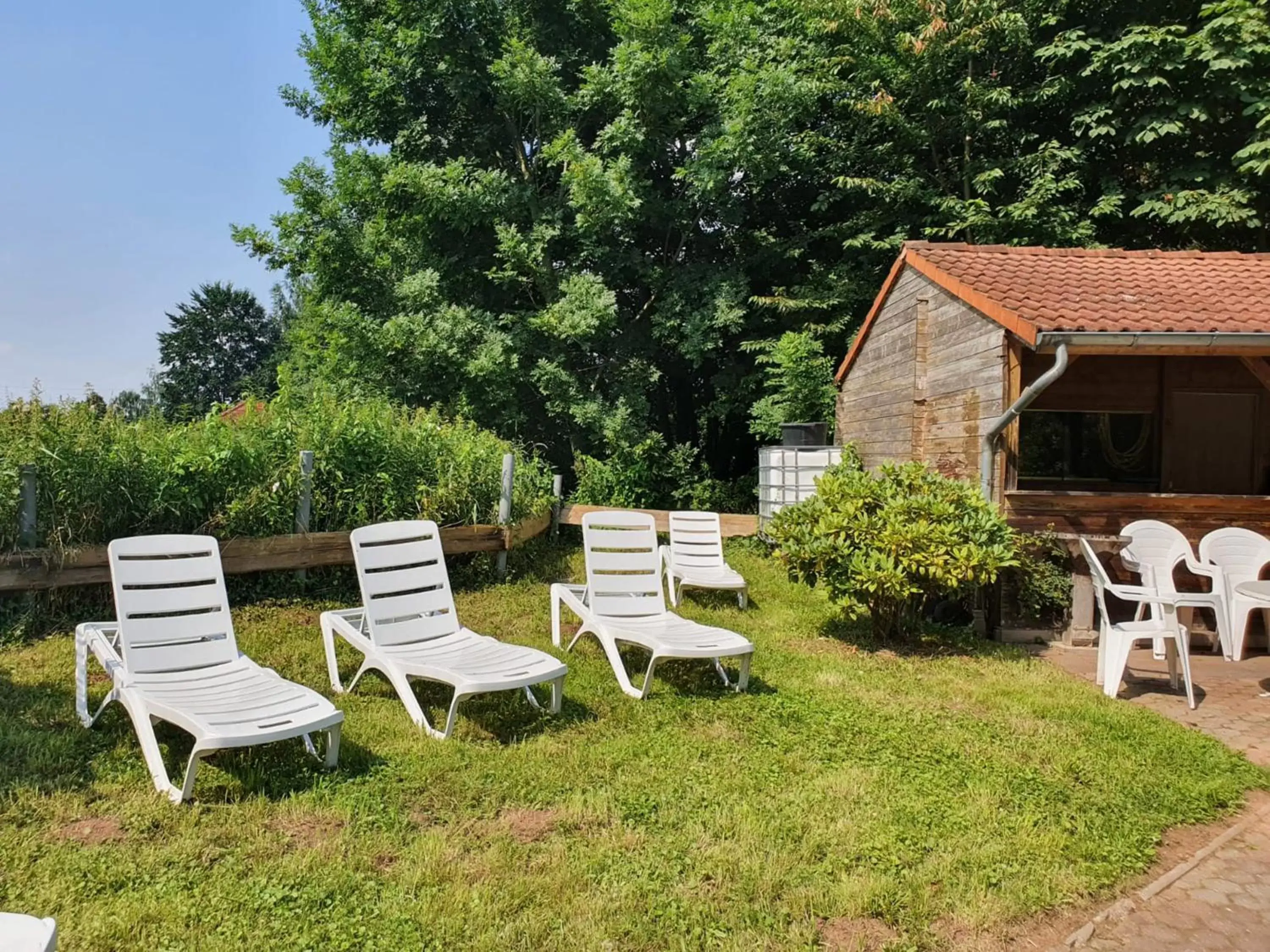 Garden in Hotel garni Zwickau-Mosel