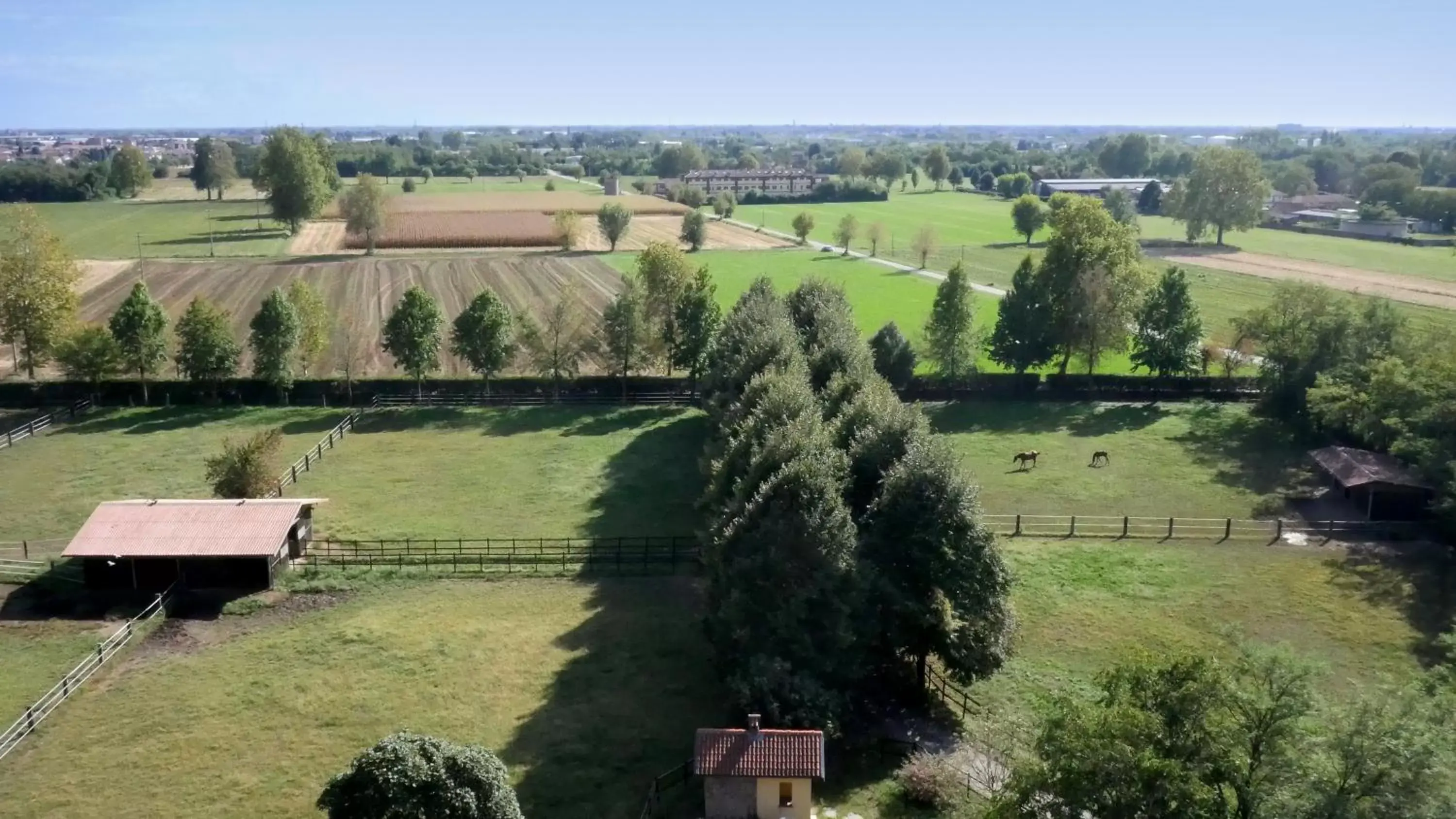 Bird's eye view in San Giacomo Horses & Agriturismo