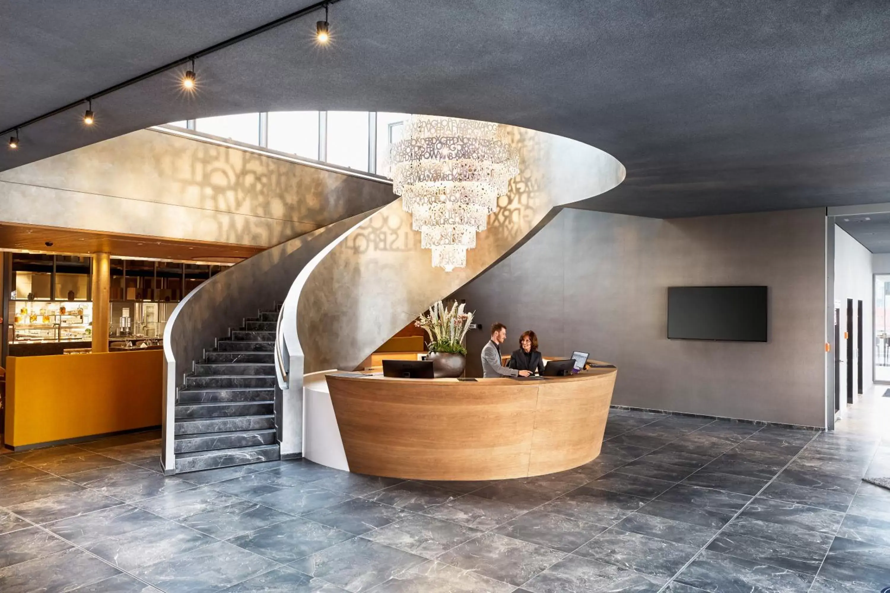 Lobby or reception in HYPERION Hotel Leipzig Lobby or reception in HYPERION Hotel Leipzig