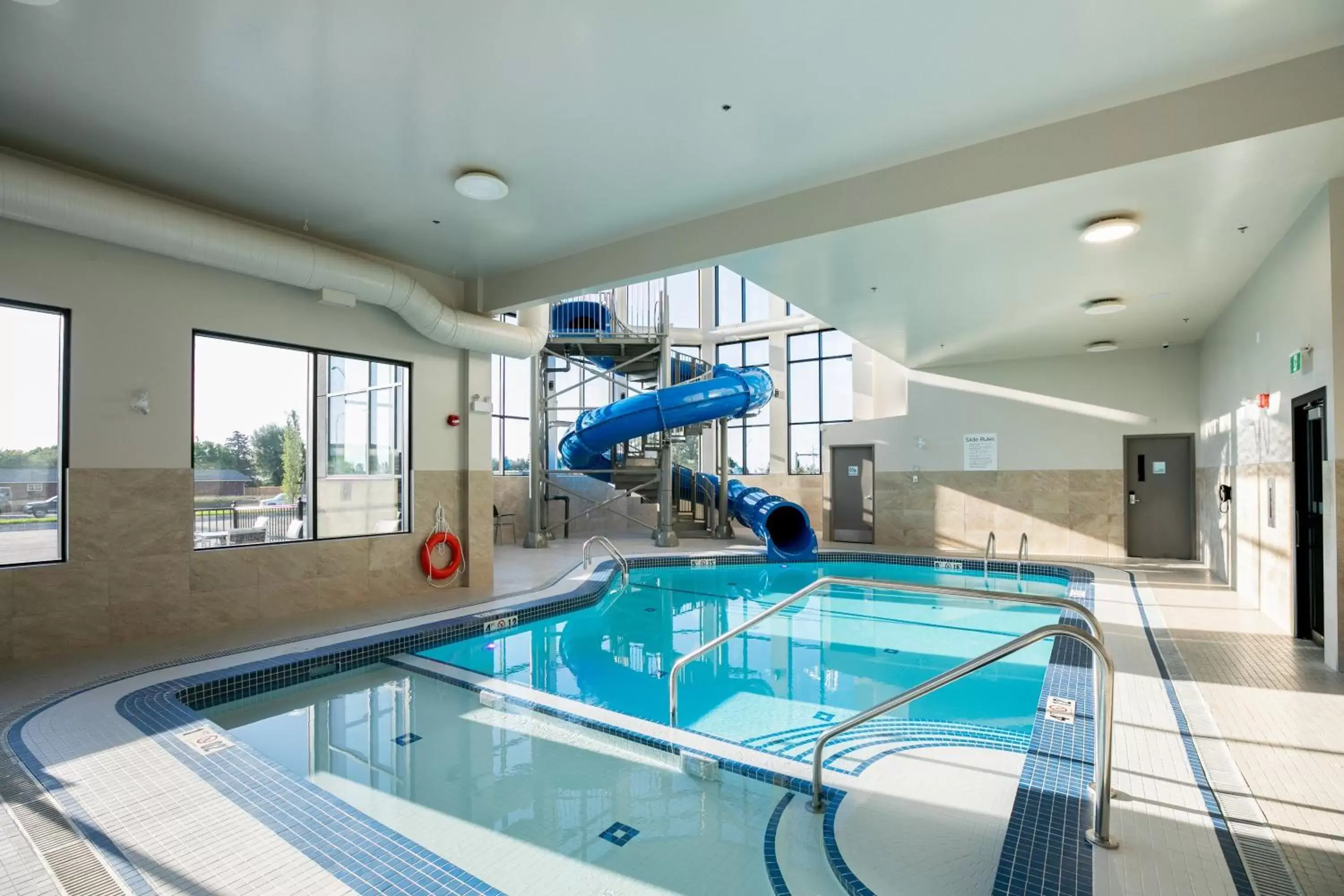 Swimming Pool in Holiday Inn Express - Lethbridge Southeast, an IHG Hotel