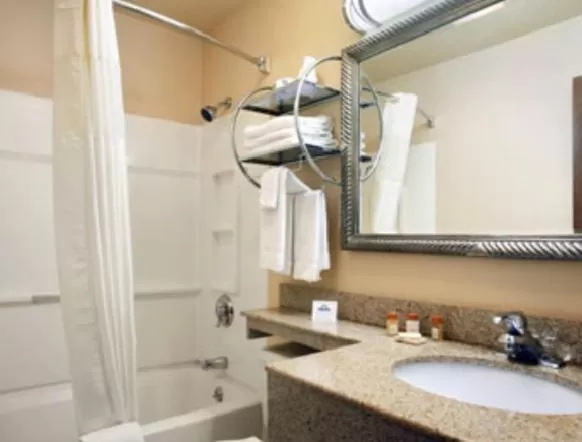 Bathroom in Days Inn by Wyndham Keene NH