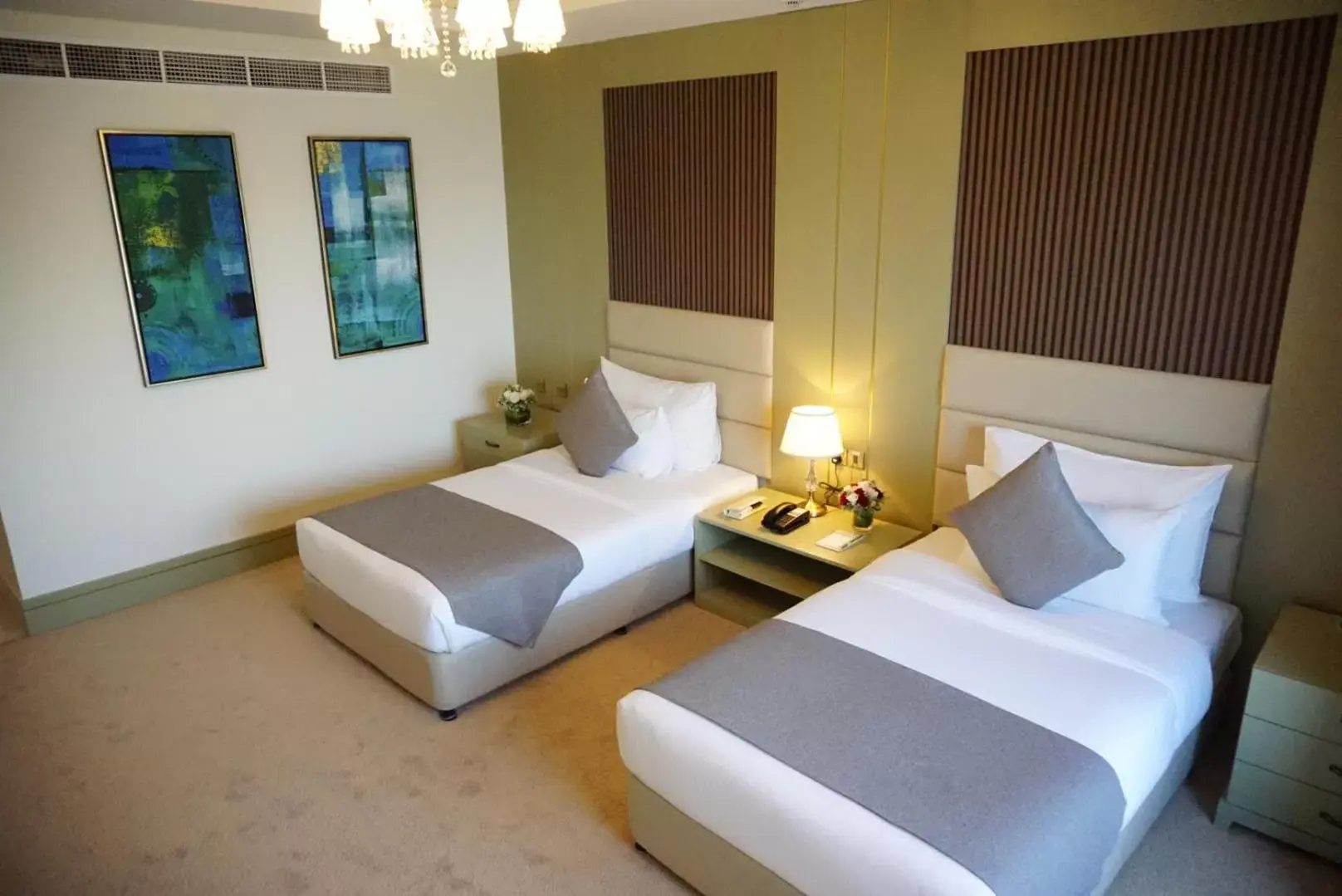 Bed in Al Bahar Hotel & Resort