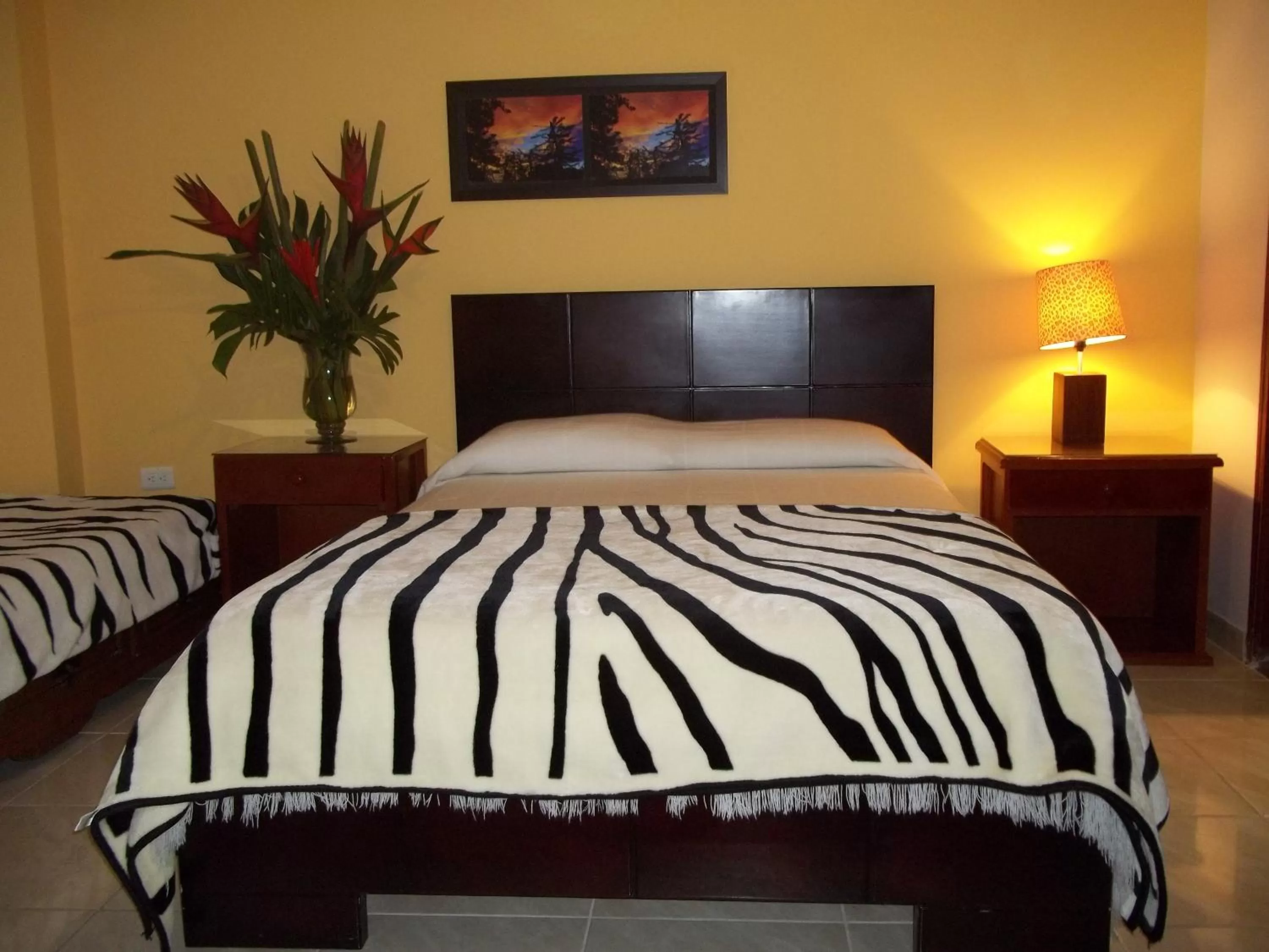 Bed in Cabañas Las Bifloras