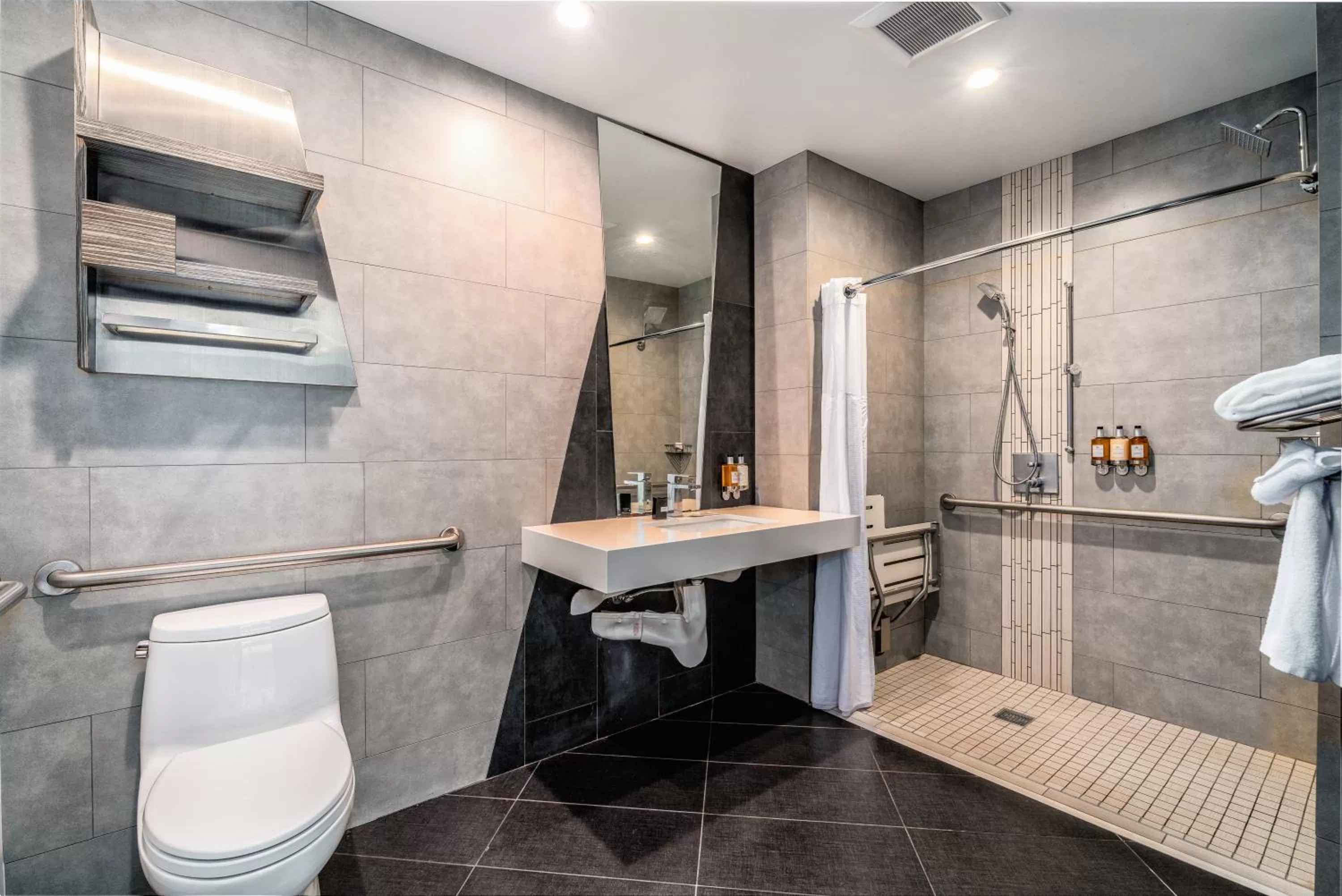 Shower in The Moment Hotel