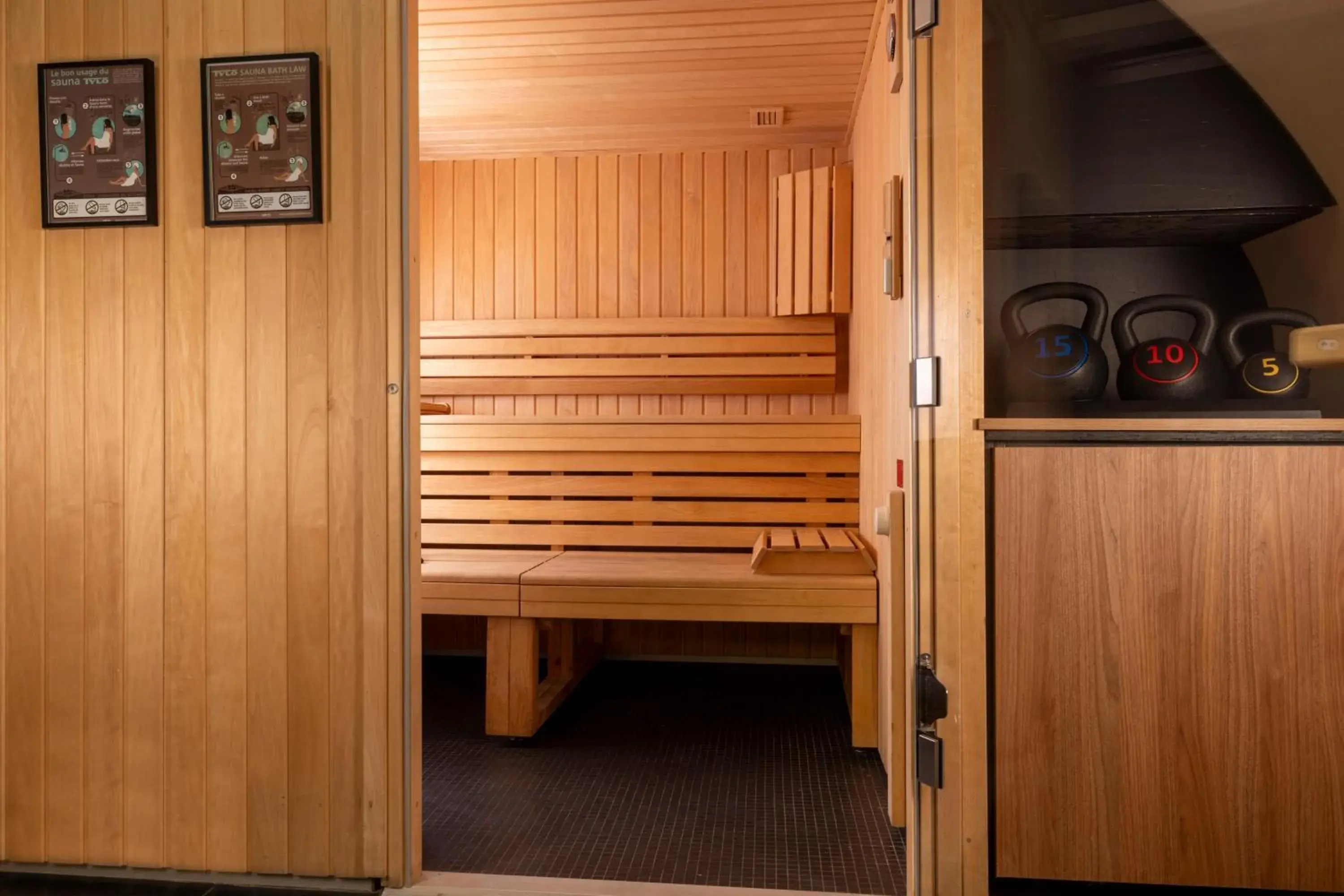 Sauna in Hotel LAntoine