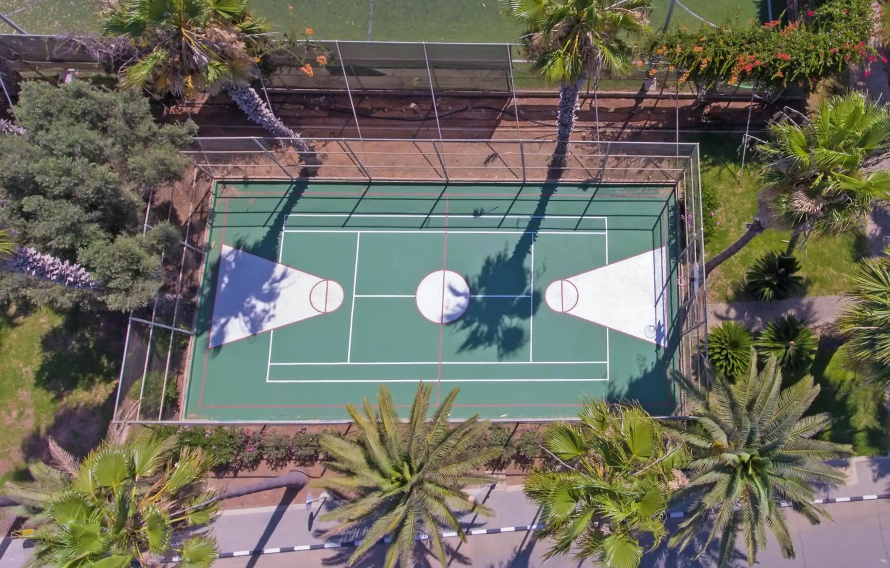 Tennis court in The Dome Beach Hotel & Resort