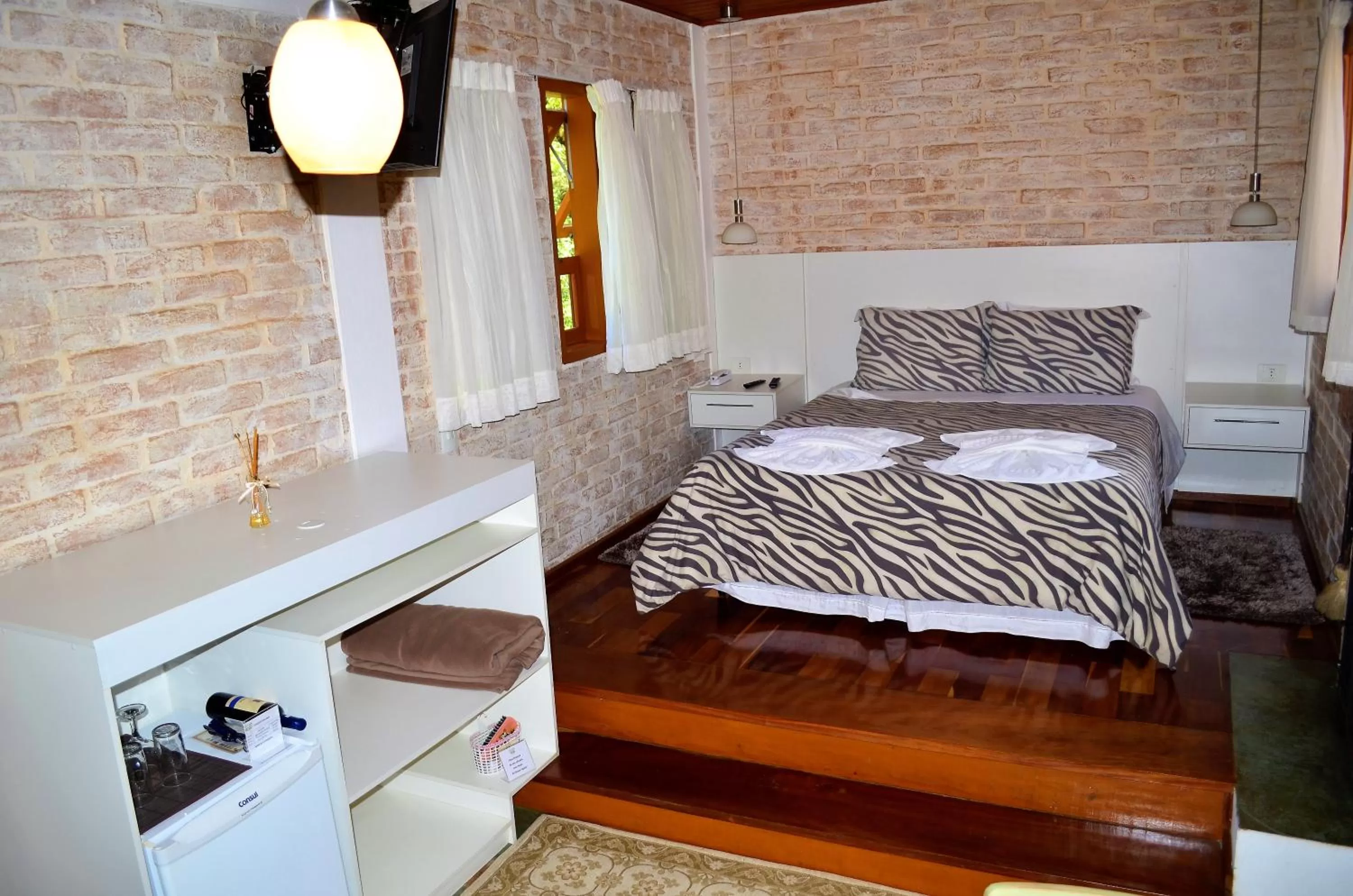 Bed in Pousada Toca Da Coruja