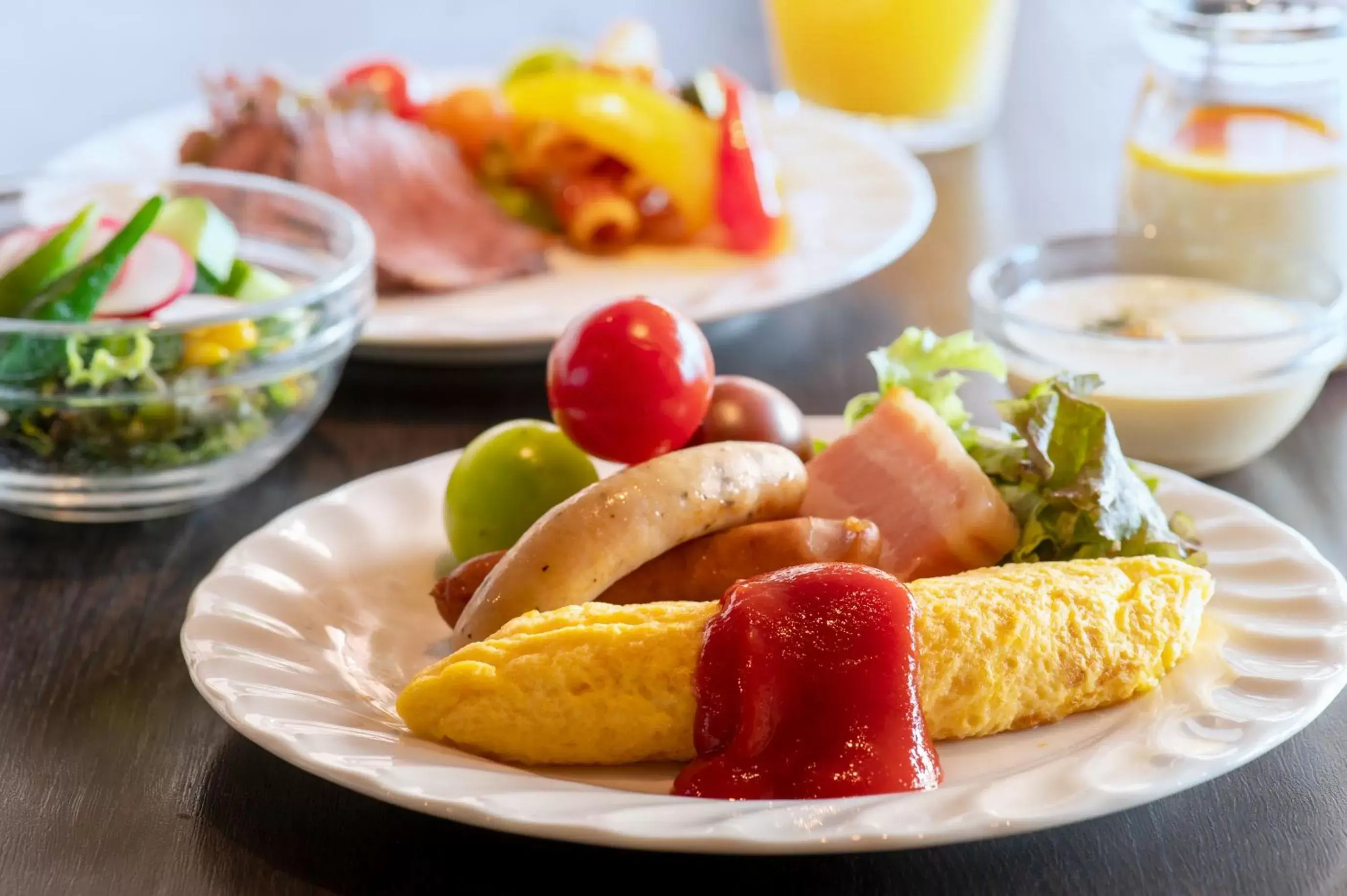 Breakfast, Food in La Vista Hakodate Bay