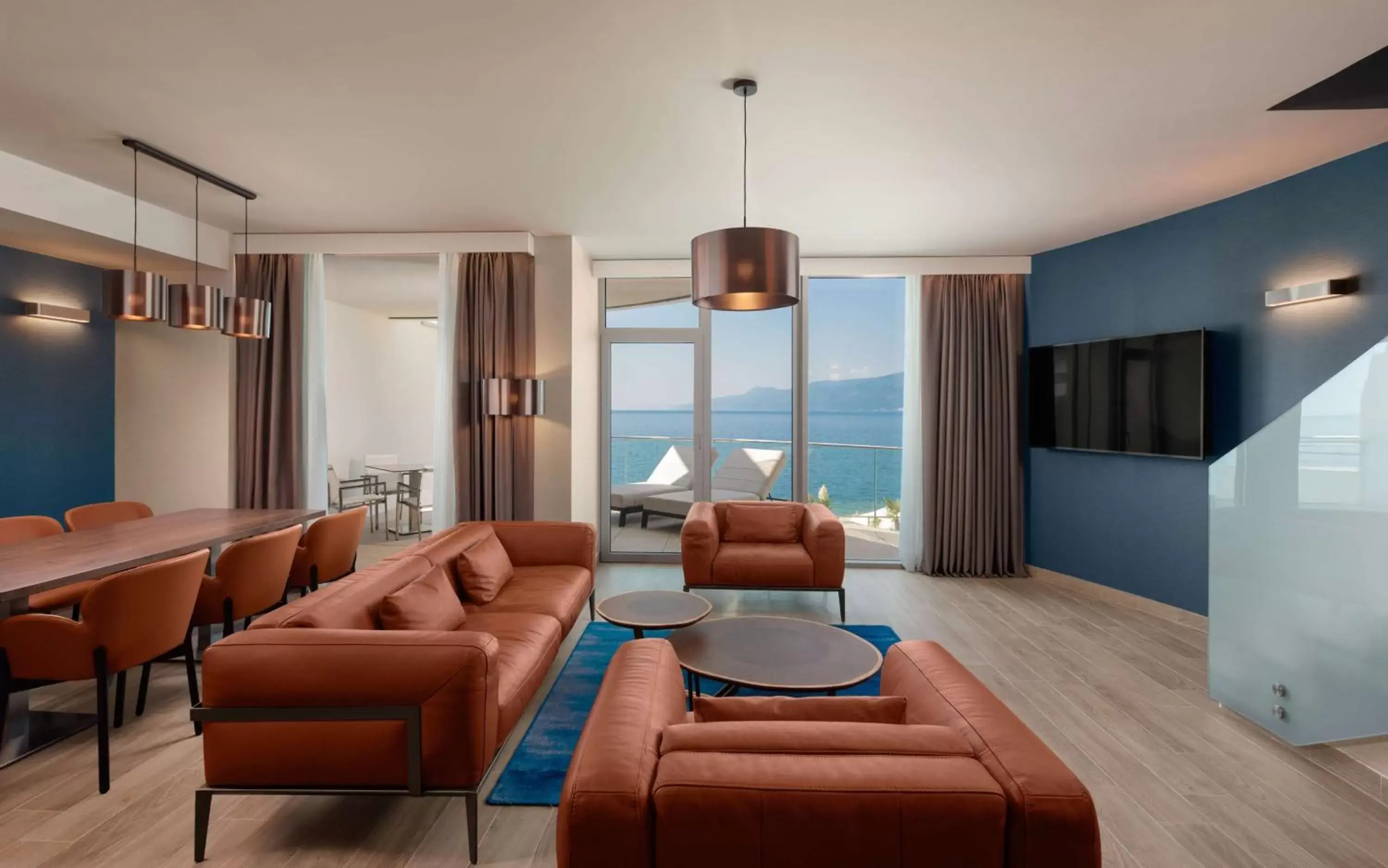 Three Bedroom Duplex Seaview Villa in Hilton Rijeka Costabella Beach Resort And Spa