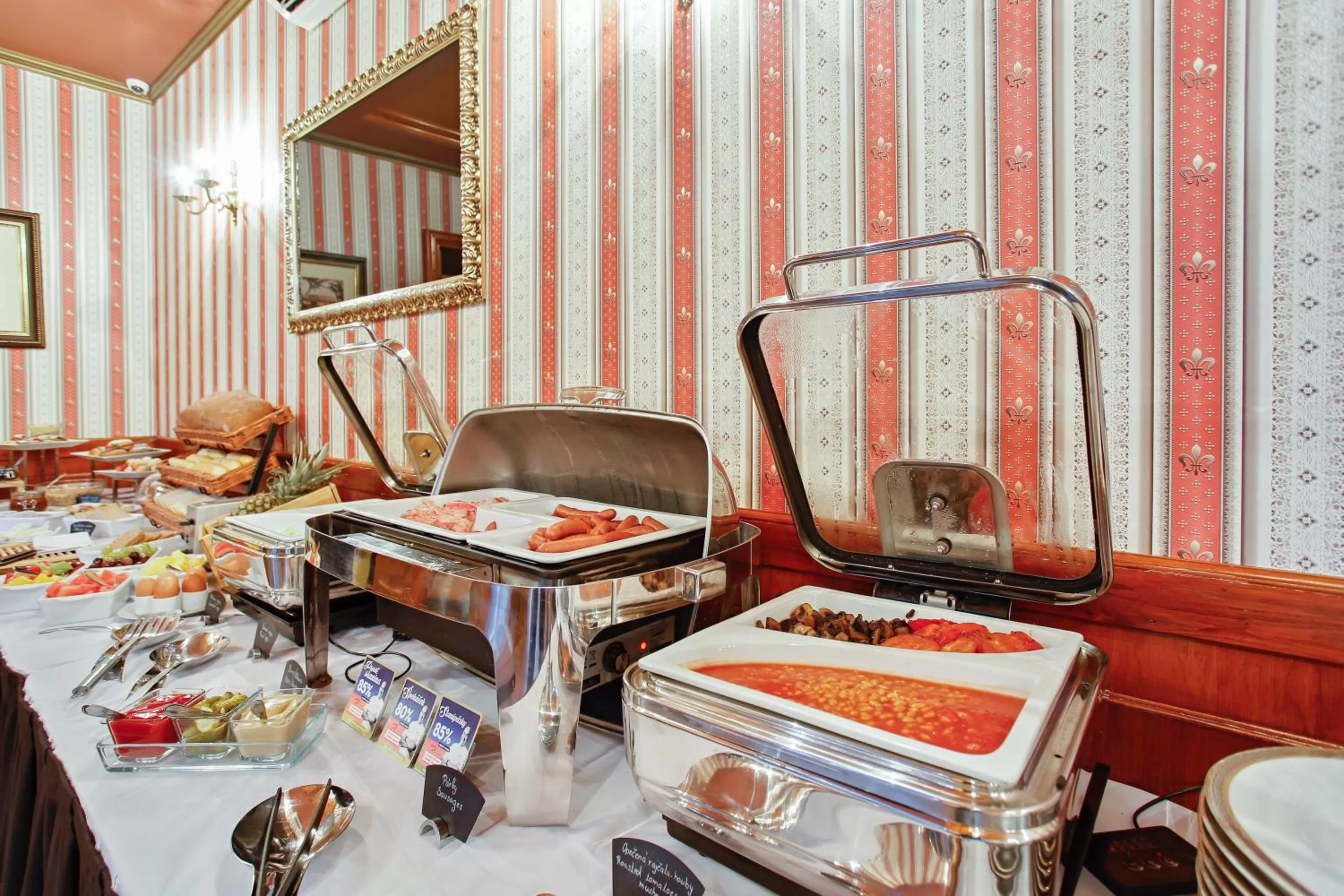 Buffet breakfast in Chateau St. Havel - Wellness Hotel