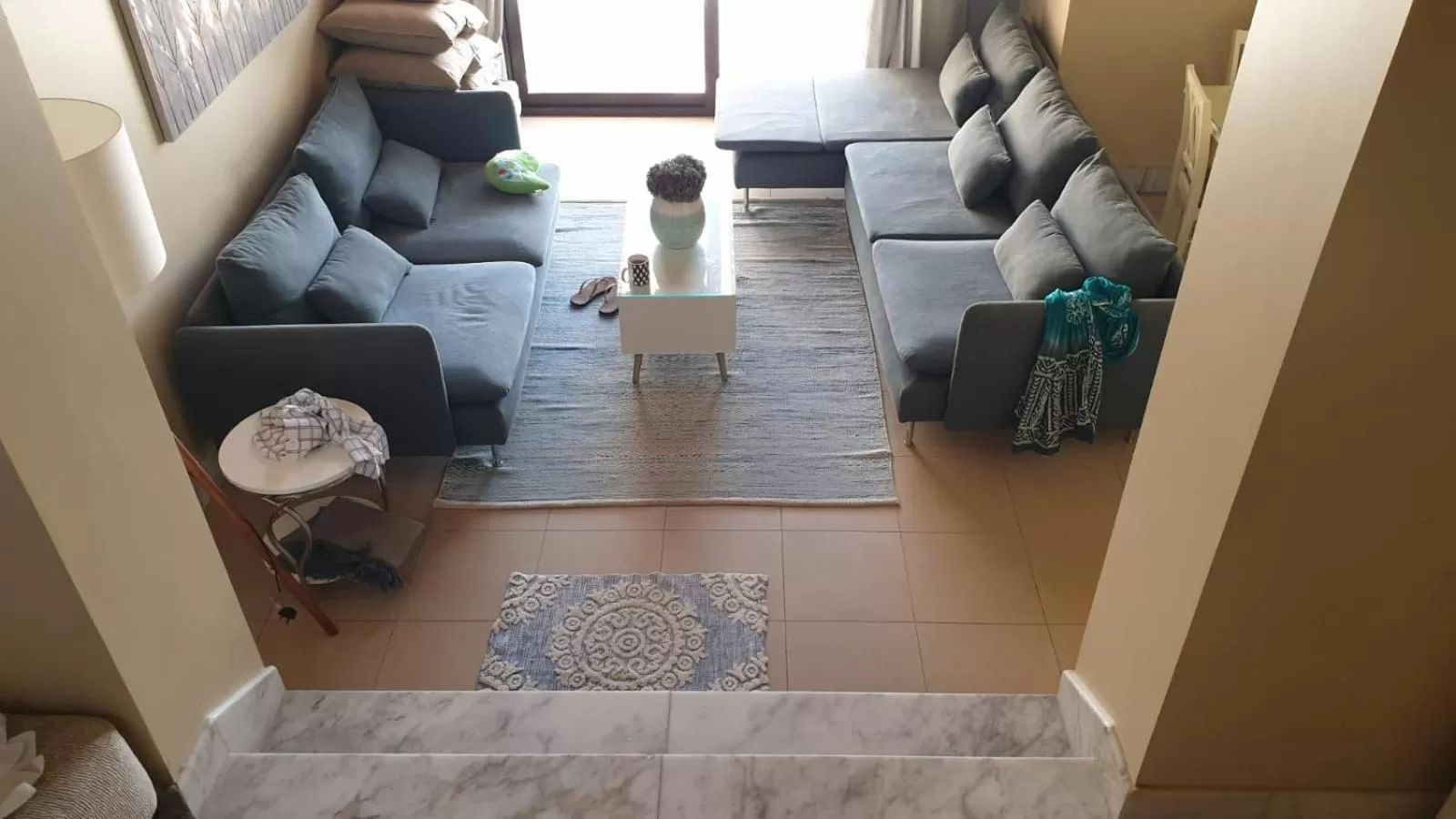 Living room, Seating Area in Peaceful Private Villa at Five Star Beach Resort