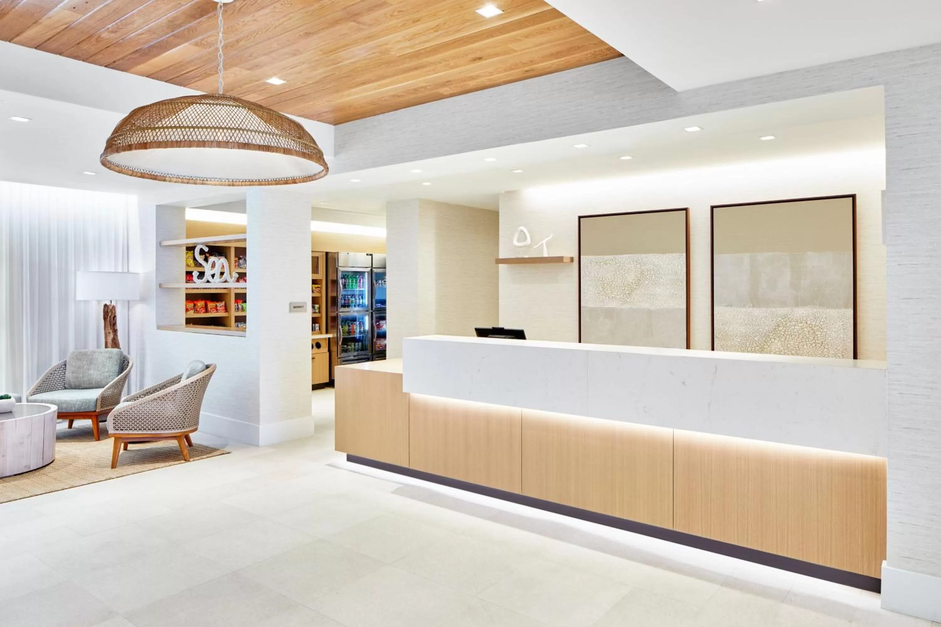 Lobby or reception in SpringHill Suites by Marriott Jacksonville Beach Oceanfront