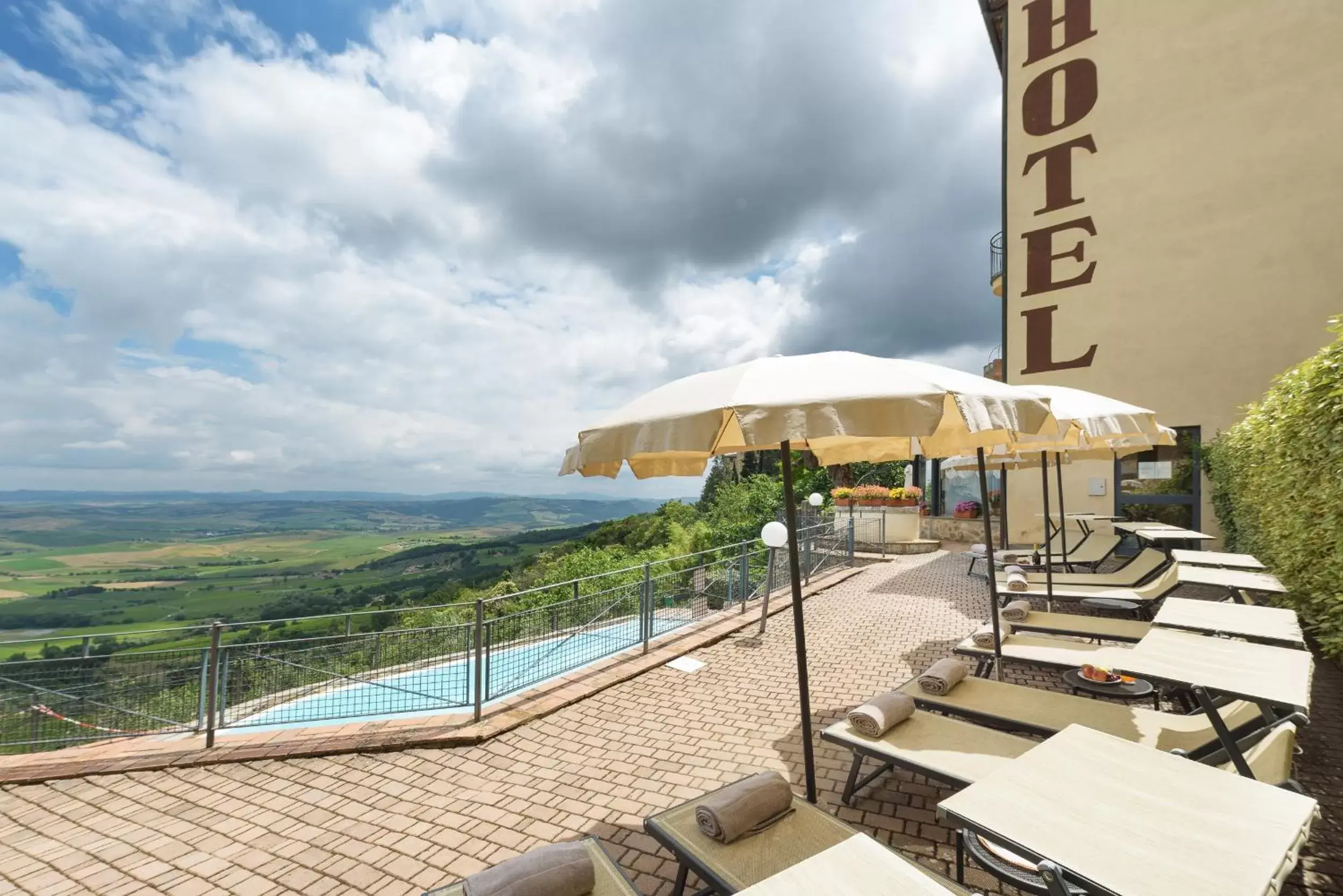 Pool view in Hotel Dei Capitani