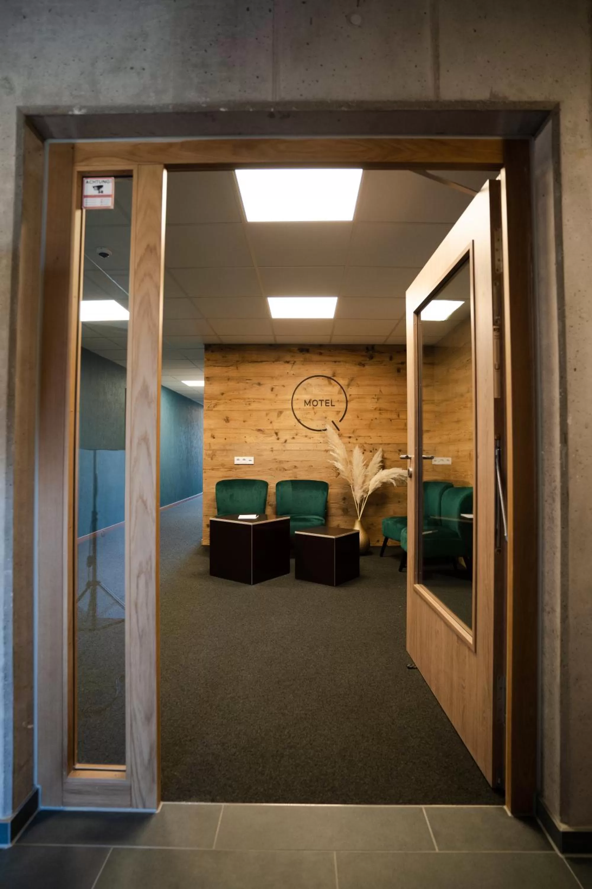 Lobby or reception in Motel Q