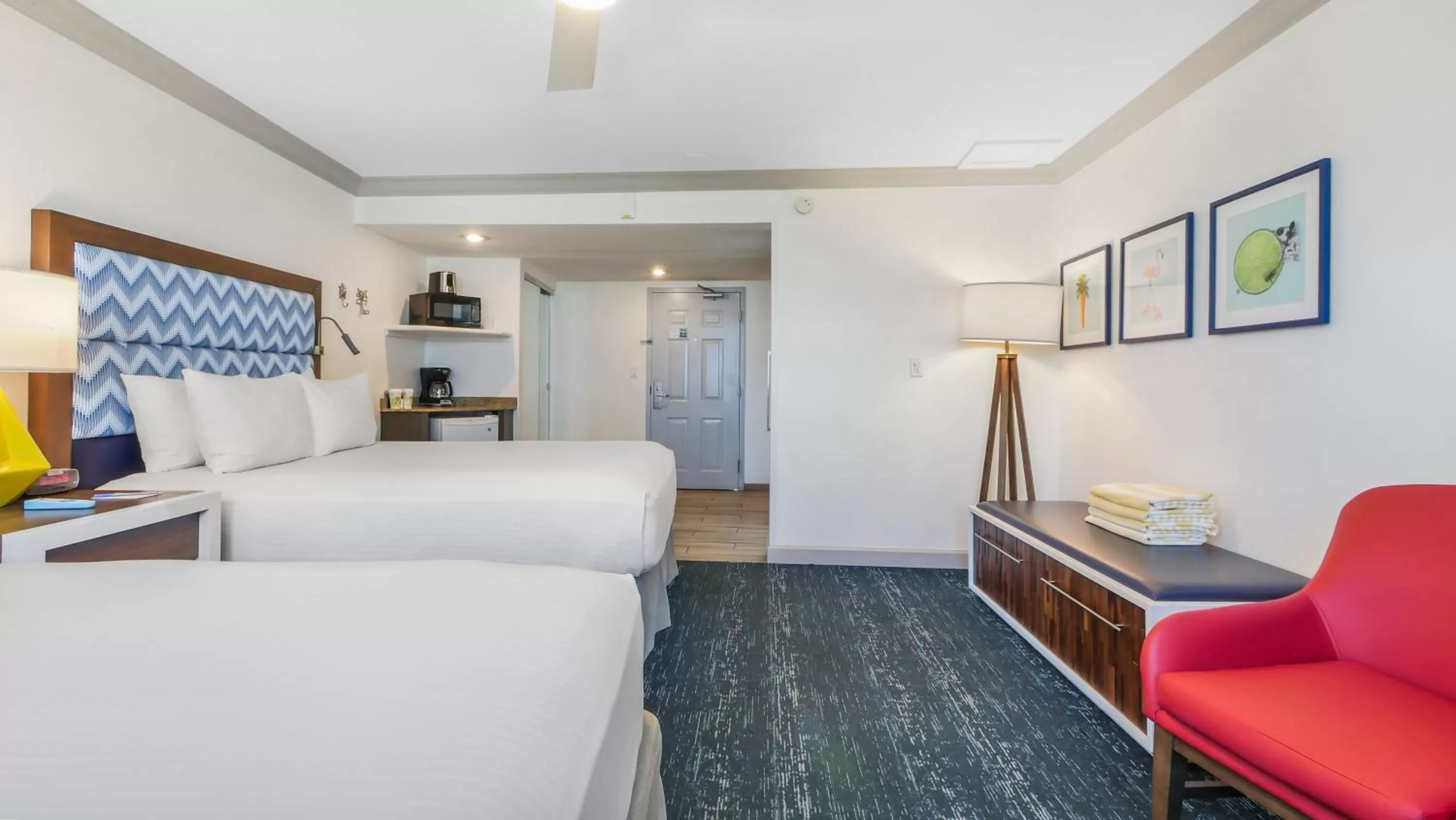 Bed in Bilmar Beach Resort