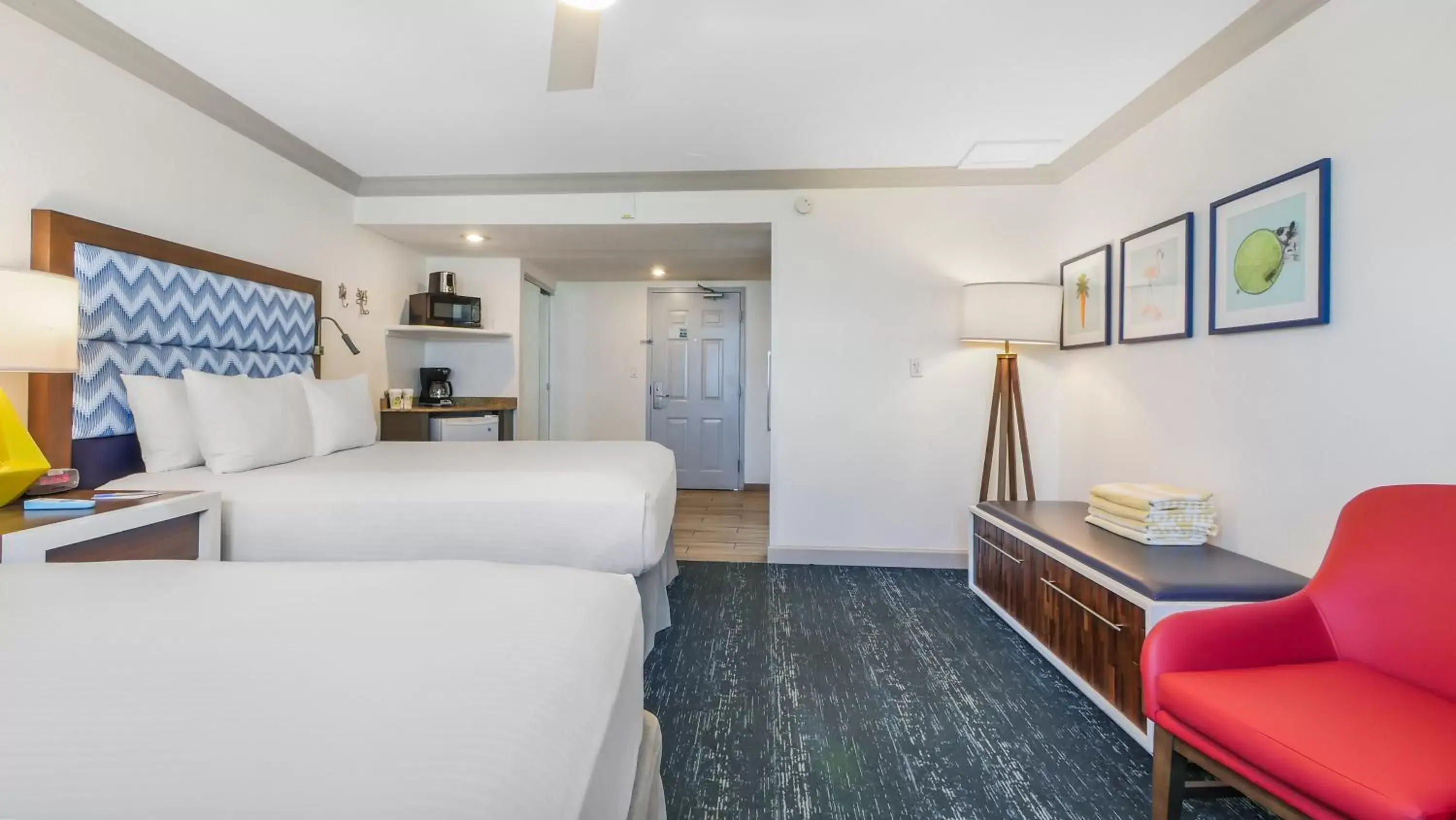 Bed in Bilmar Beach Resort Bed in Bilmar Beach Resort