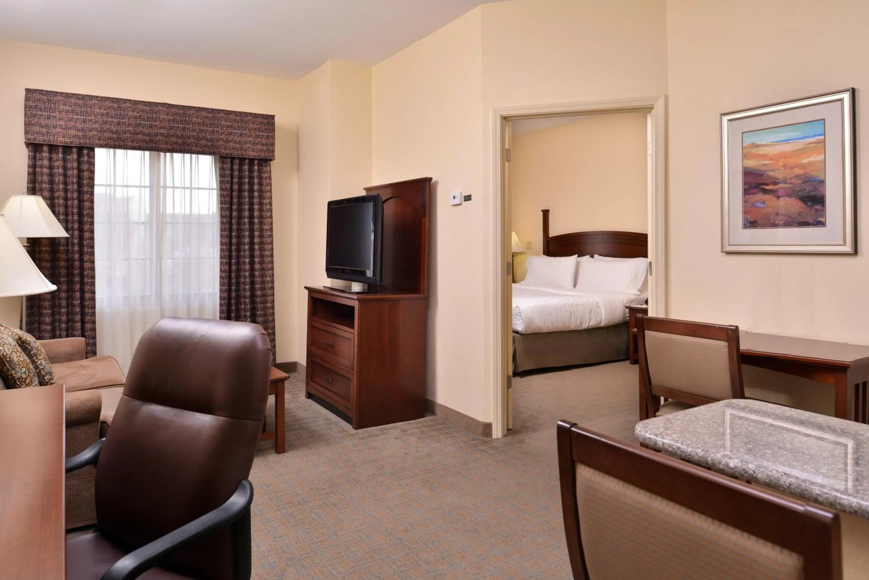 Photo of the whole room, Bed in Staybridge Suites Oklahoma City by IHG