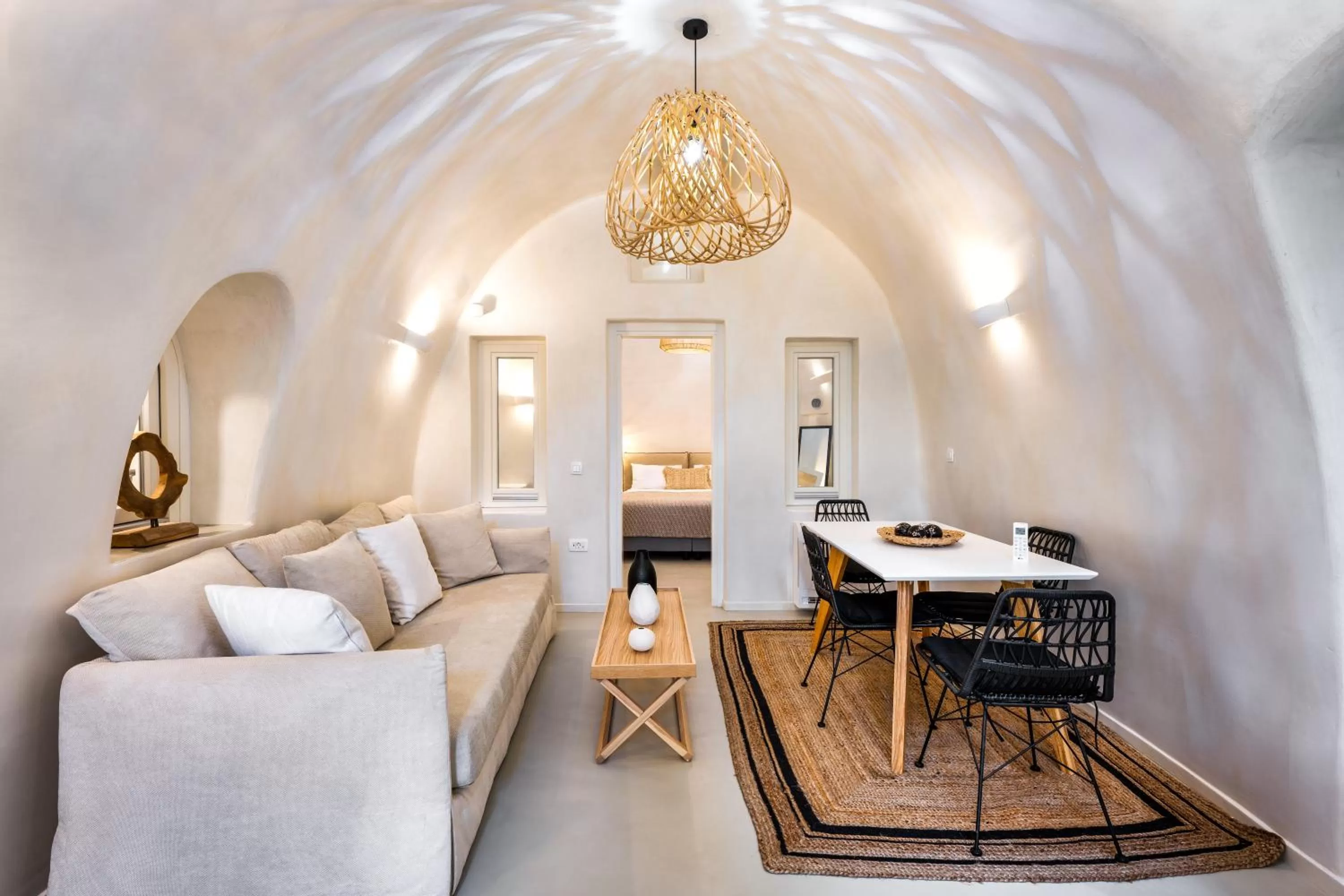 Seating area in Hill Suites