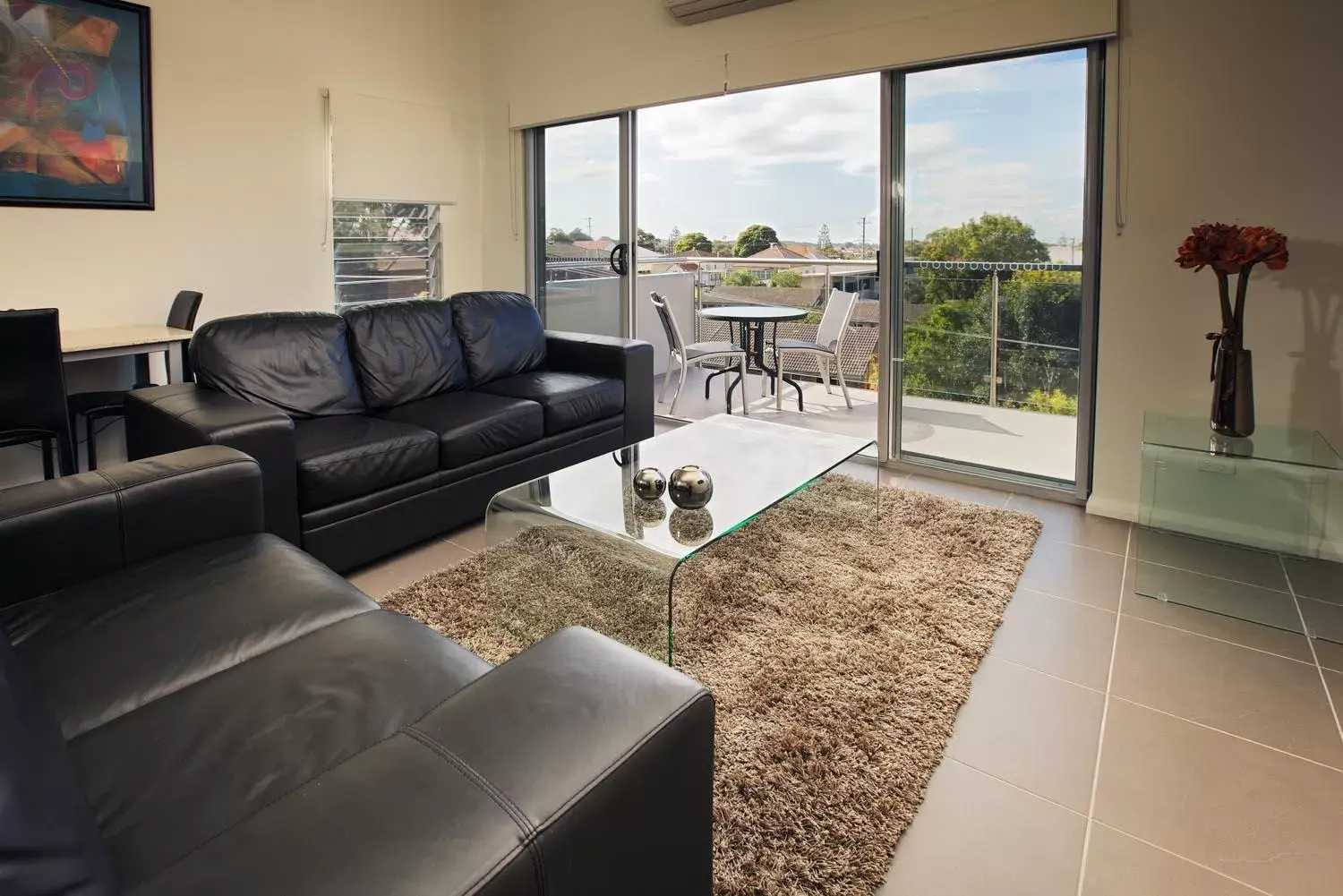 Living room in Charlestown Executive Apartments