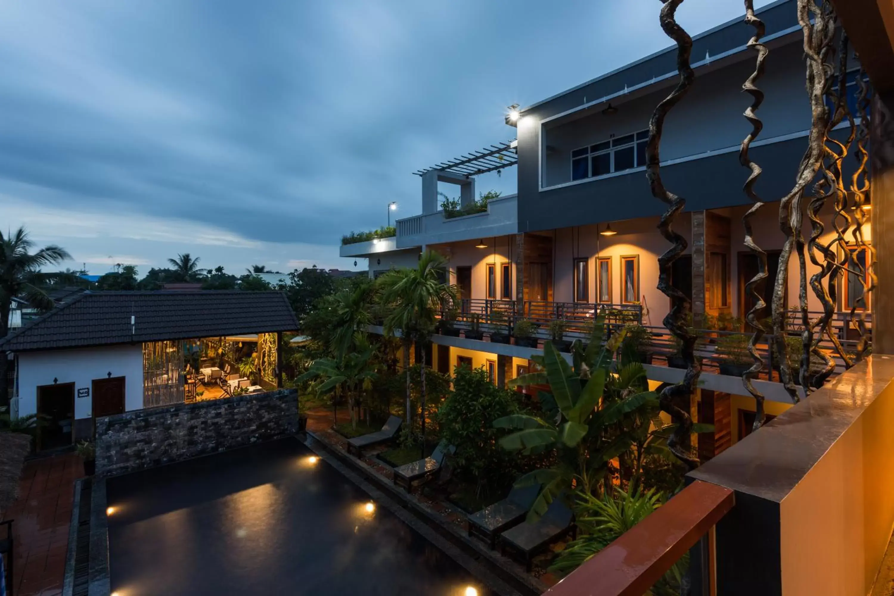Pool View in Indra Porak Residence Hotel