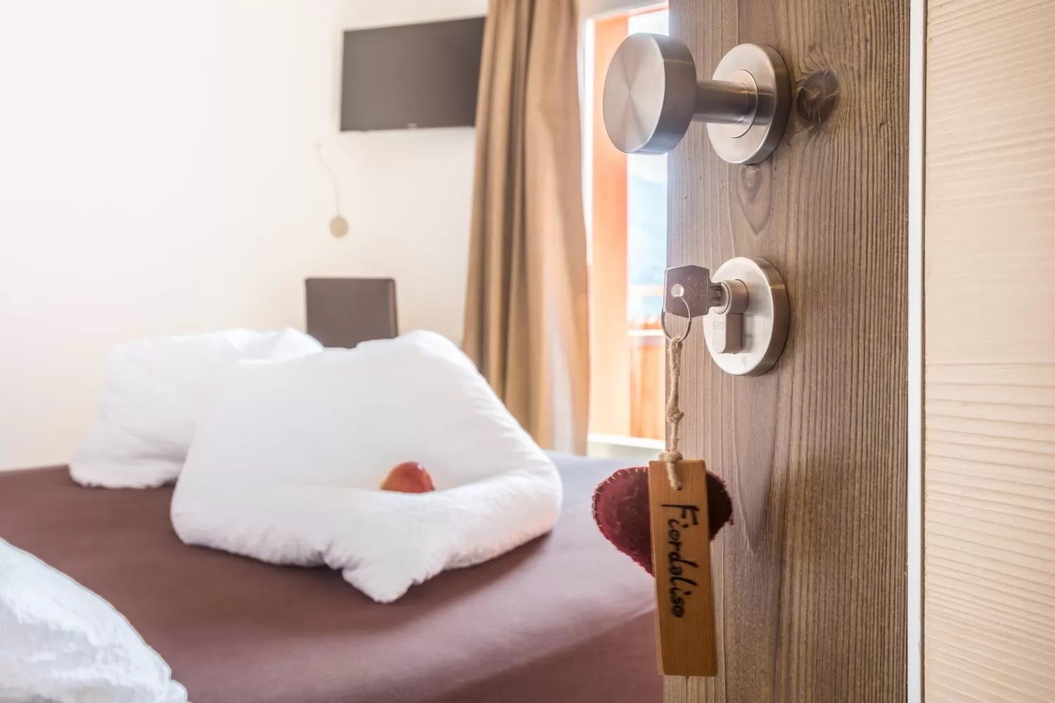 Bedroom, Bed in Hotel La Sorgente