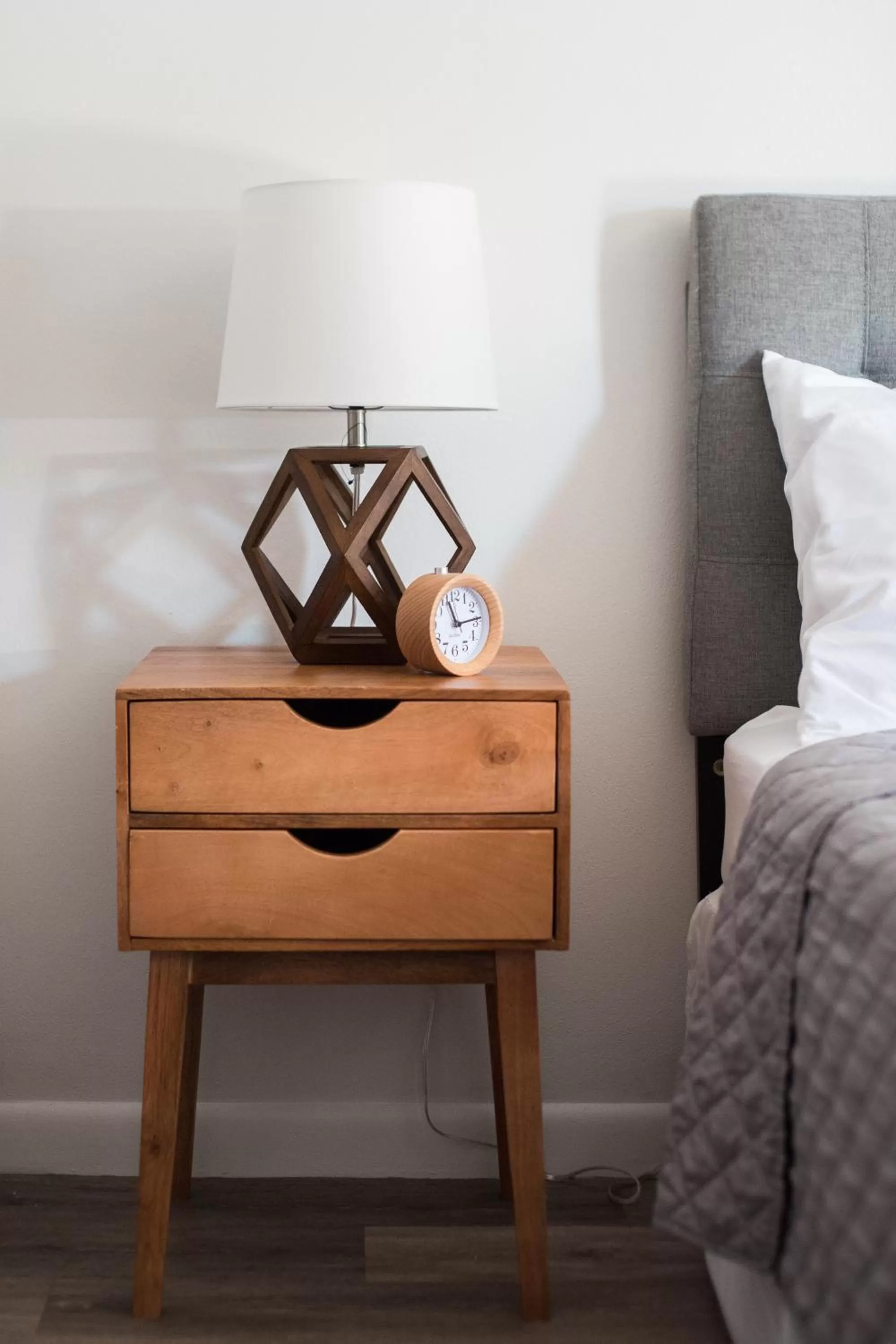 Bed in The Carriage House at Strasburg