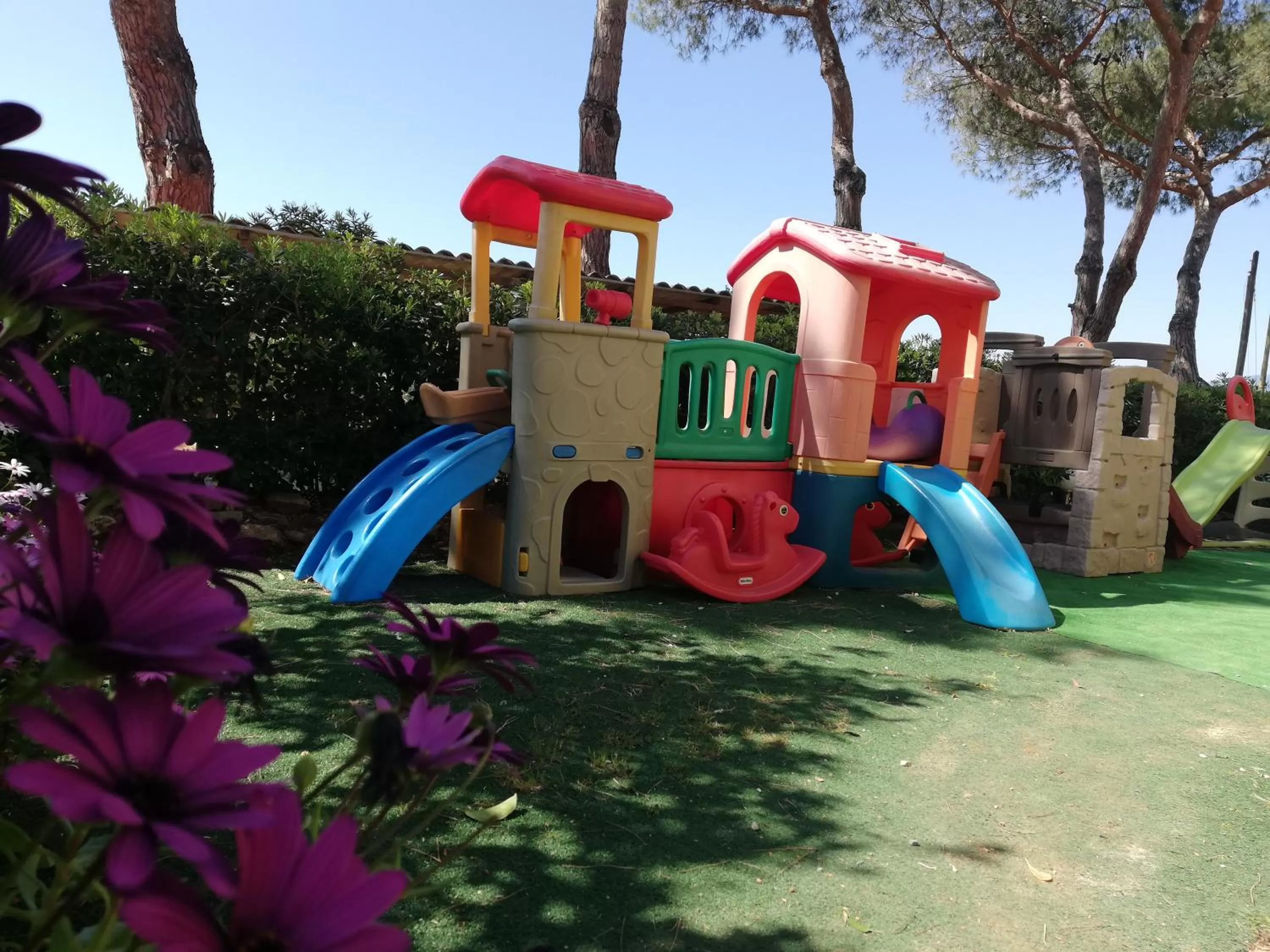 Children play ground in Hotel Villa Wanda
