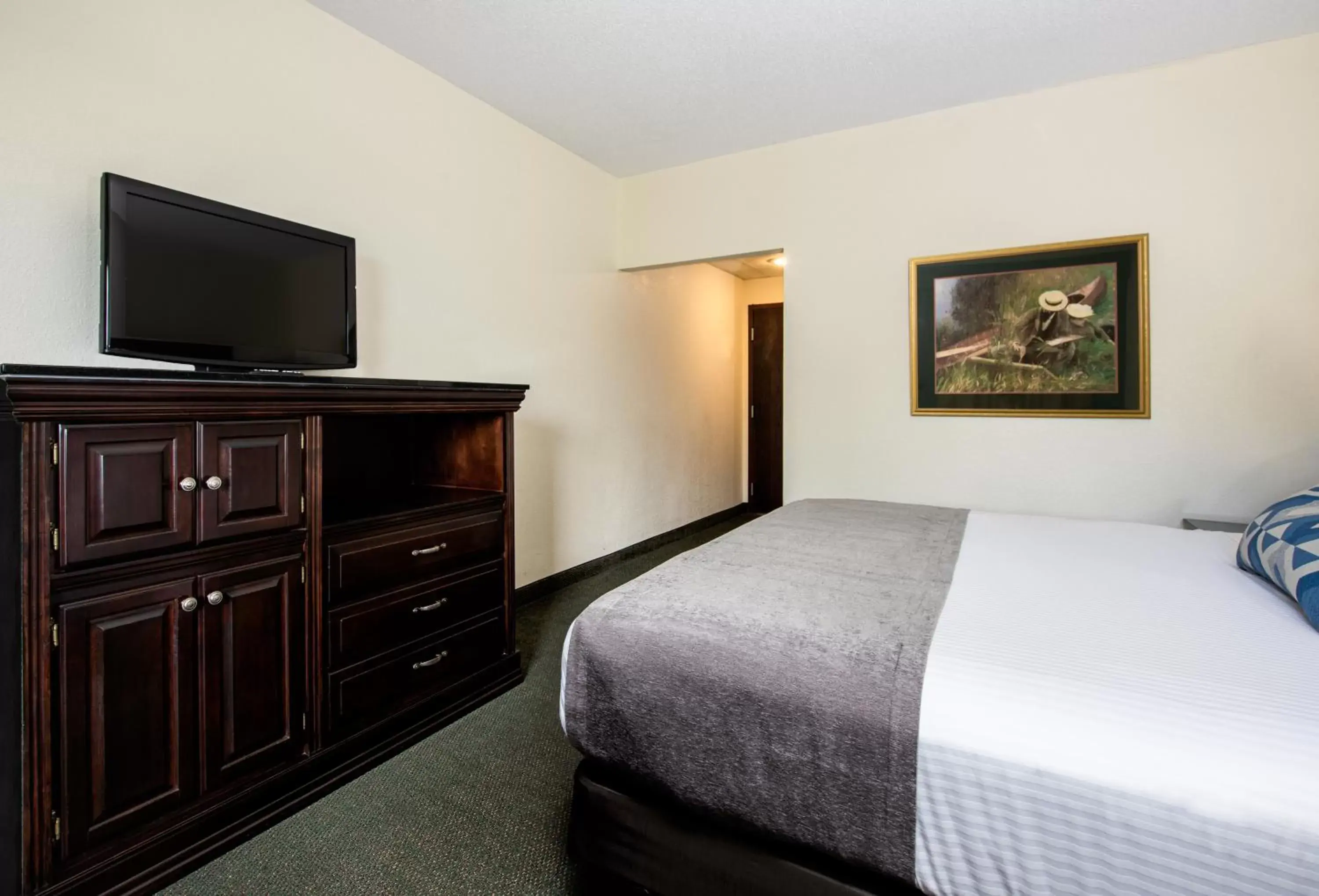 Bedroom, TV/Entertainment Center in Savannah House Hotel