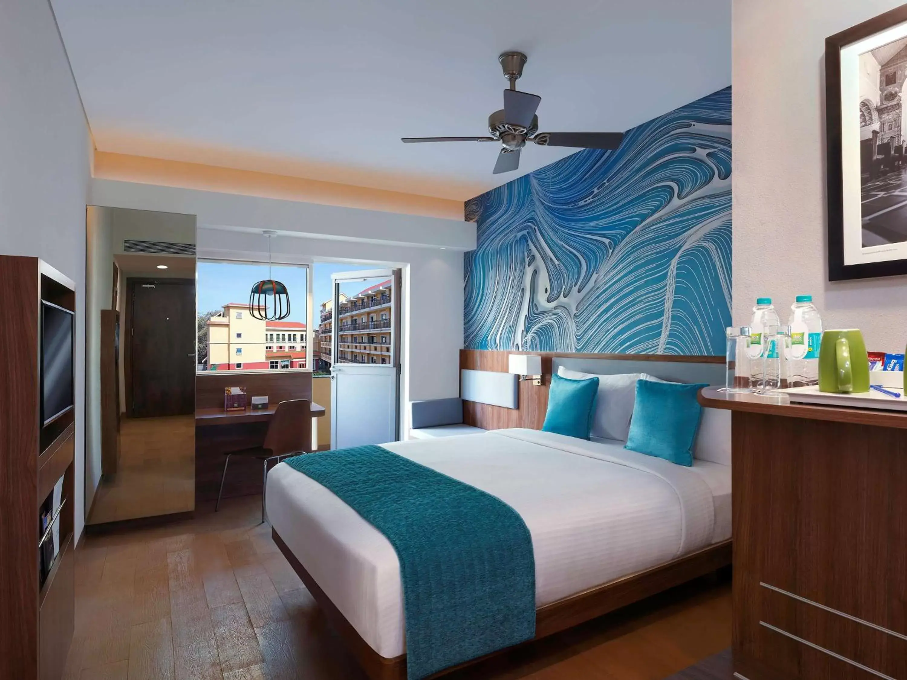 Photo of the whole room, Bed in ibis Styles Goa Calangute - An Accor Brand